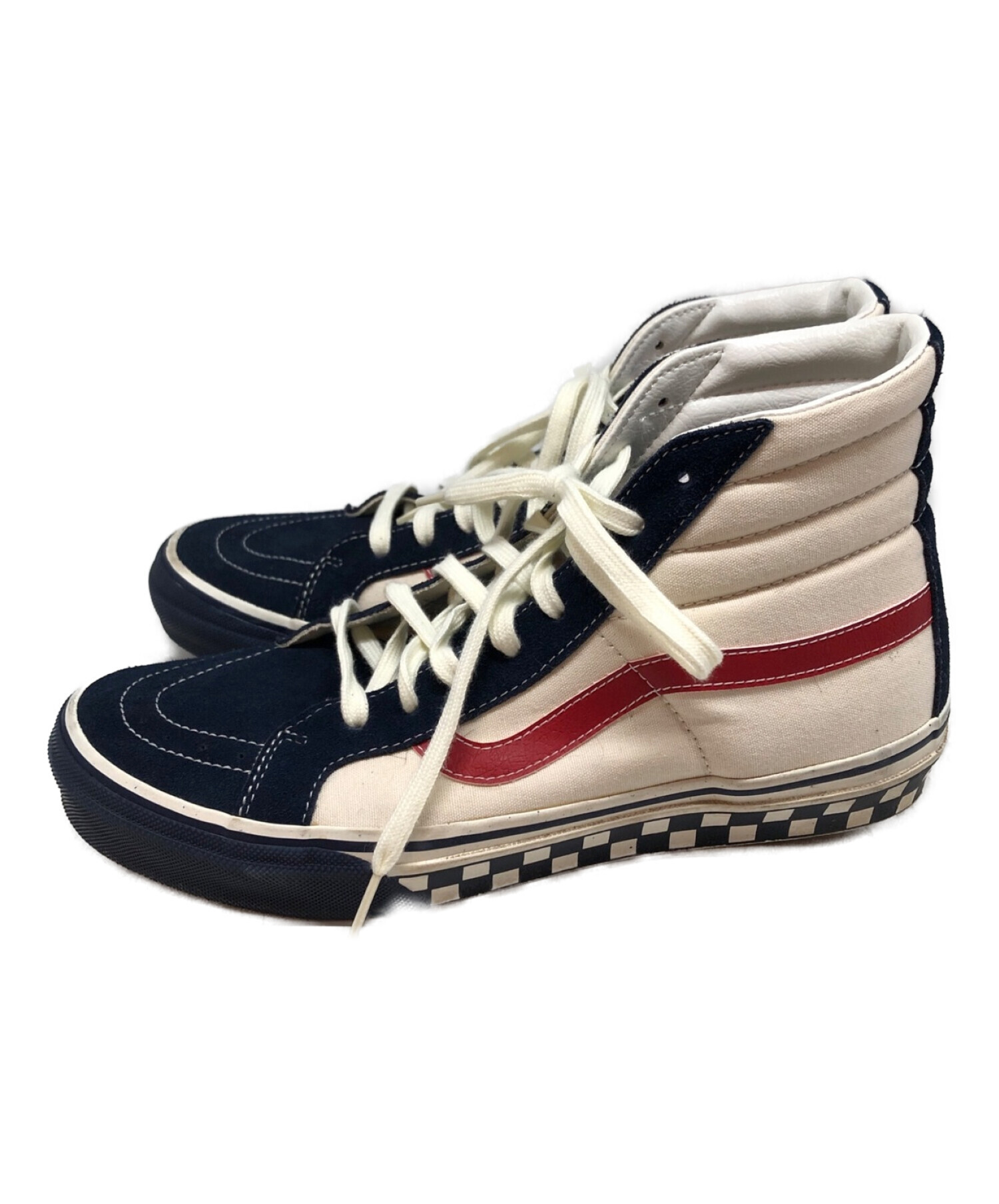 STANDARD CALIFORNIA (スタンダートカルフォニア) VANS (バンズ) SK8-Hi STANDARD  CALIFORNIA/スケートハイ スタンダードカリフォルニア ネイビー×ホワイト サイズ:27cm