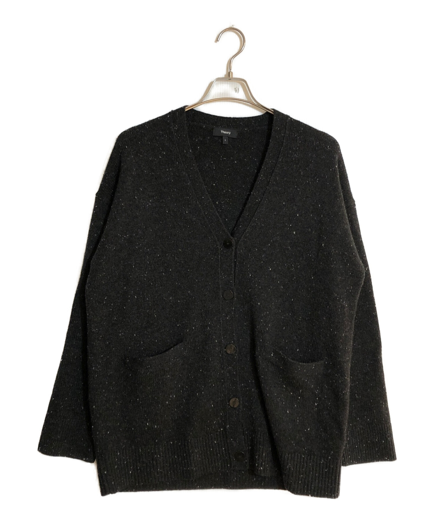 中古・古着通販】theory (セオリー) Woolcash Donegal Boxy OS Cardi