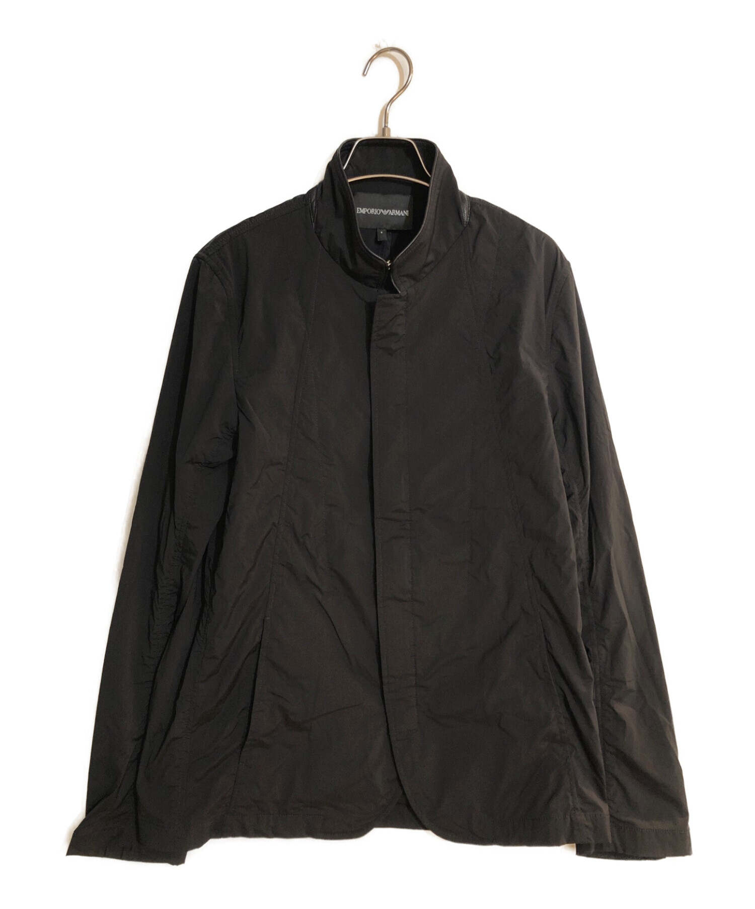 EMPORIO ARMANI (エンポリオアルマーニ) ナイロンジャケット ブラック サイズ:S