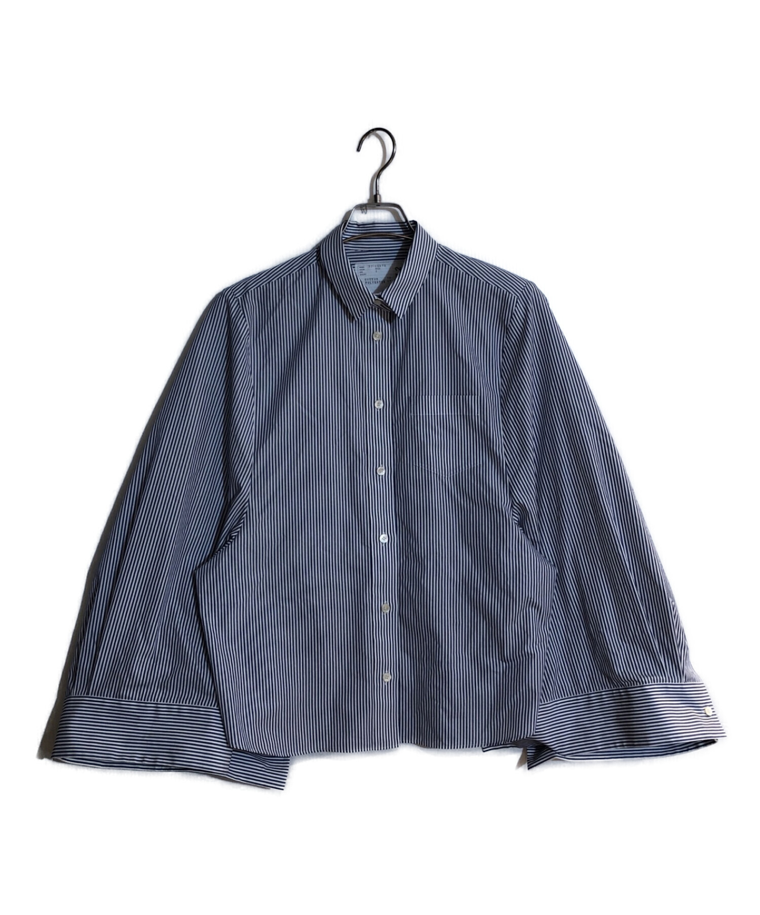 中古・古着通販】sacai (サカイ) Cotton Poplin Cape ブルー サイズ