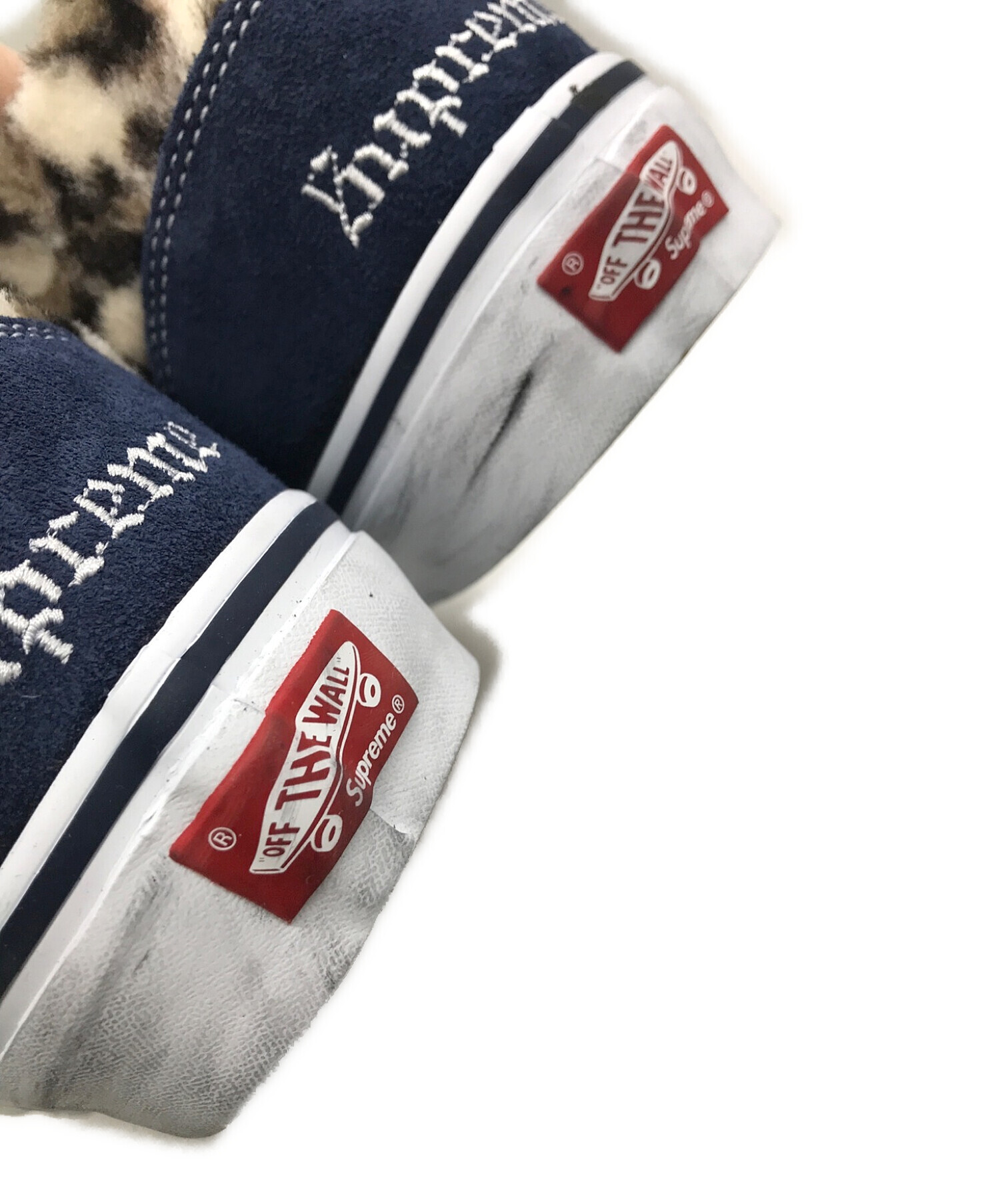 Supreme (シュプリーム) VANS (バンズ) LEOPARD HALF CAB/レオパードハーフキャブ ネイビー サイズ:28.5cm