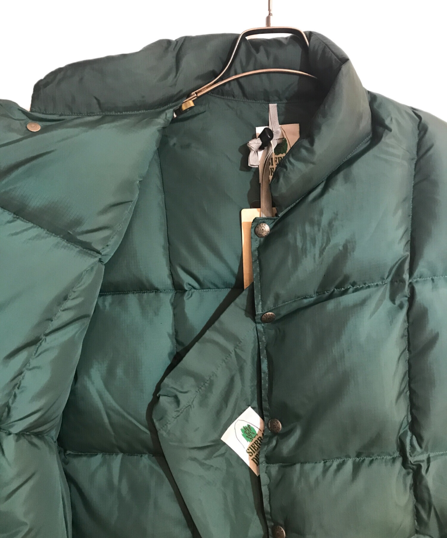 中古・古着通販】SIERRA DESIGNS (シエラデザインズ) BEAMS PLUS (ビームスプラス) 別注DOWN VEST/別注ダウンベスト  グリーン サイズ:L｜ブランド・古着通販 トレファク公式【TREFAC FASHION】スマホサイト