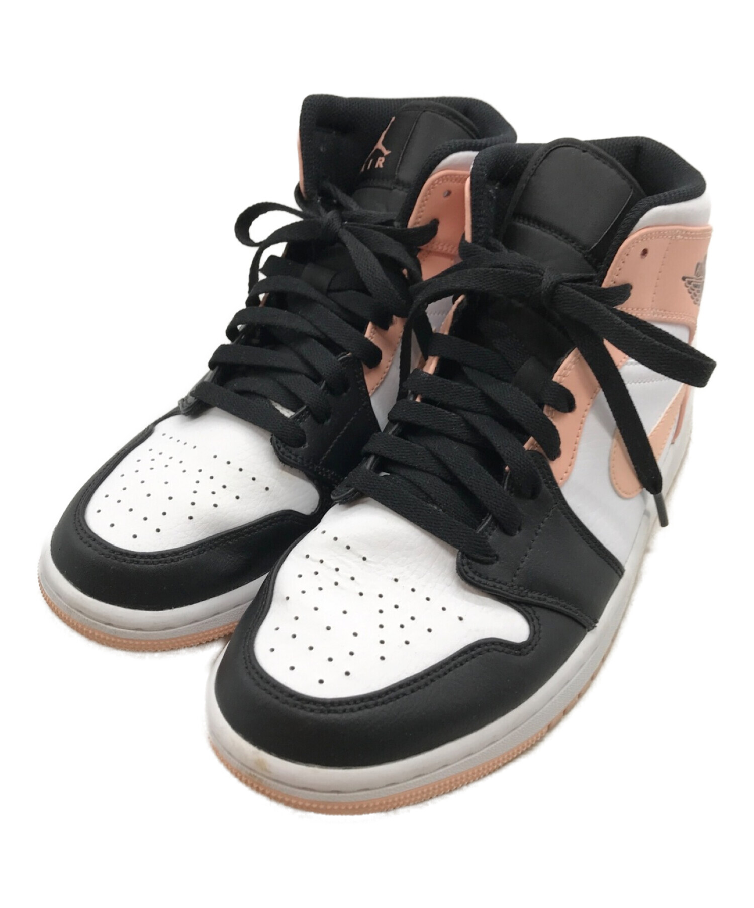 中古・古着通販】NIKE (ナイキ) AIR JORDAN 1 MID ブラック×ピンク サイズ:26.5｜ブランド・古着通販  トレファク公式【TREFAC FASHION】スマホサイト