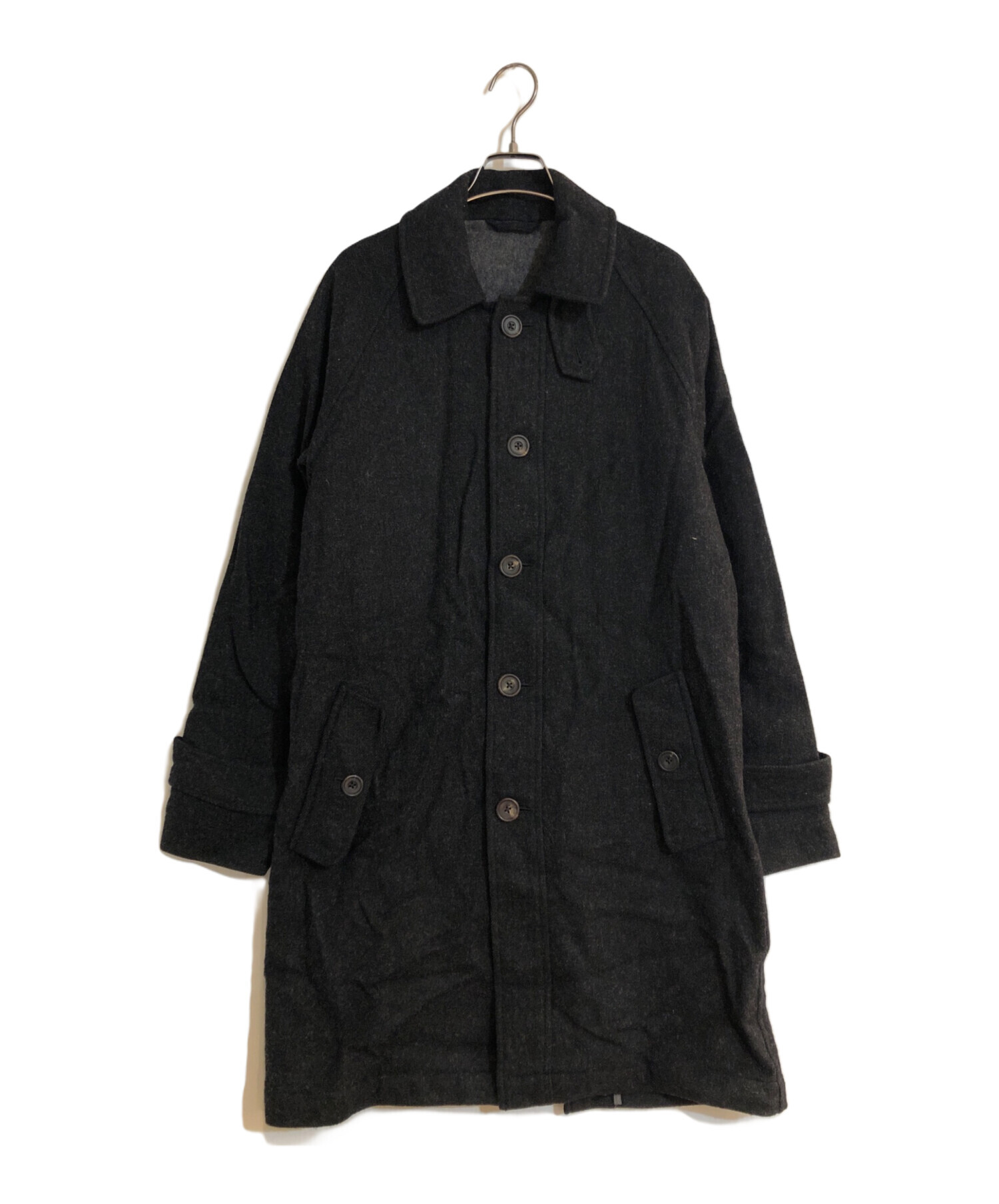 S.E.H Kelly (エスイーエイチケリー) Balmacaan Coat/バルマカーンコート グレー サイズ:不明