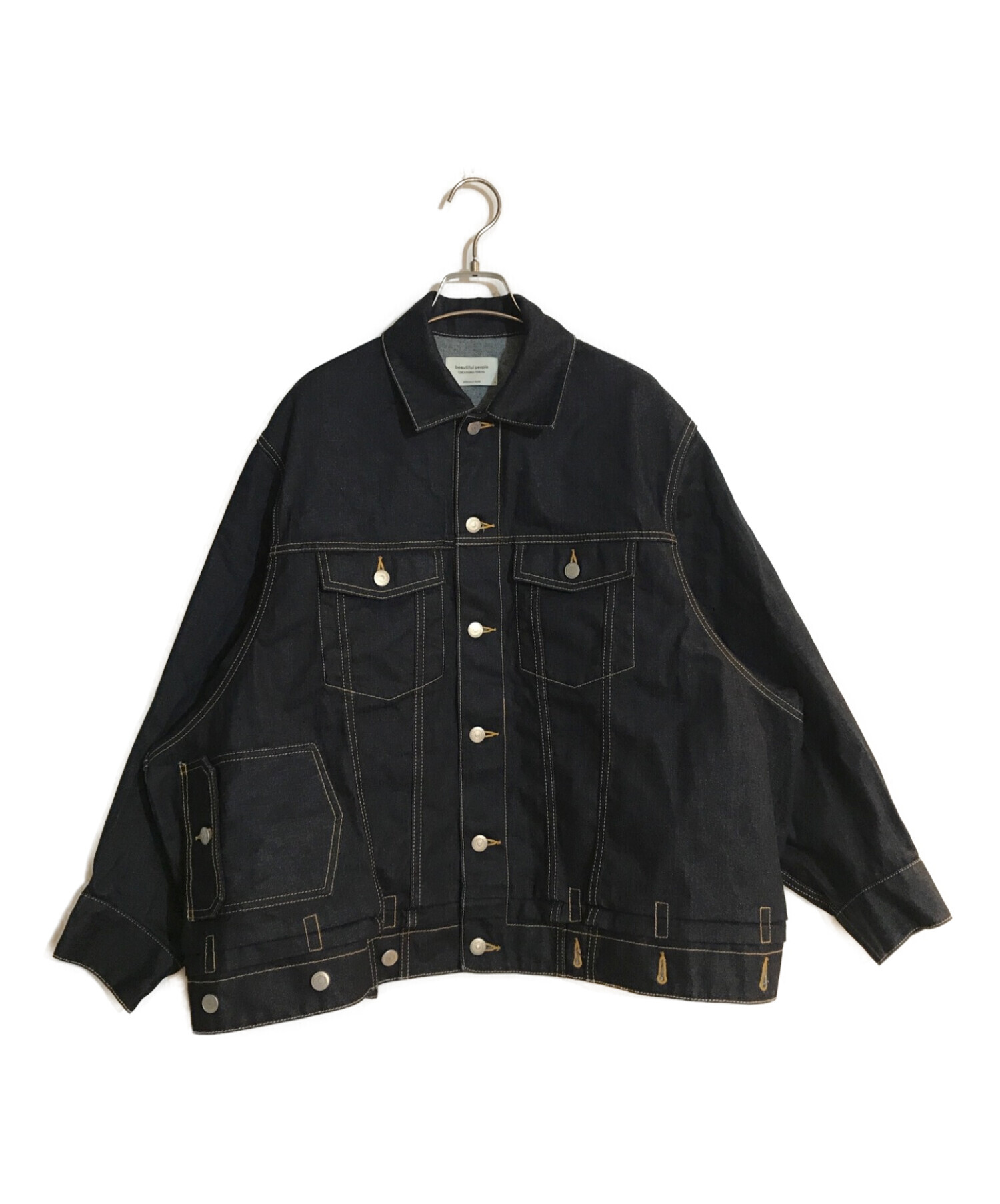 beautiful people (ビューティフルピープル) double-end selvedge denim blouson インディゴ  サイズ:SIZE 36