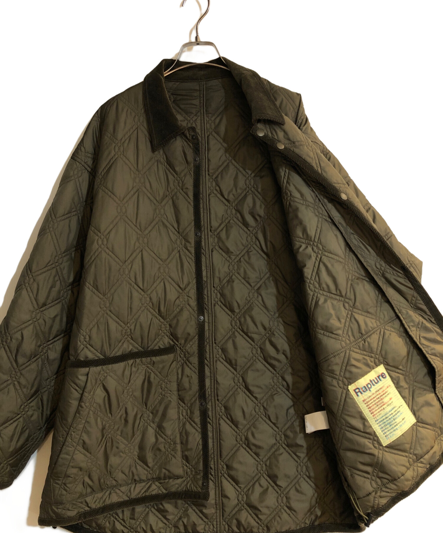 中古・古着通販】SSZ (エスエスズィー) FENCE QUILT JACKET/フェンスキルティングジャケット グリーン  サイズ:L｜ブランド・古着通販 トレファク公式【TREFAC FASHION】スマホサイト