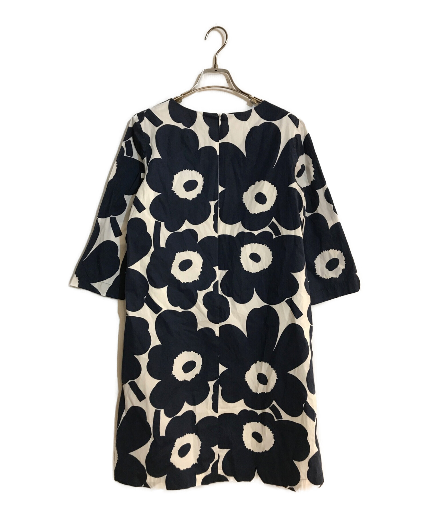 marimekko (マリメッコ) ウニッコブラウスワンピース ネイビー サイズ:36