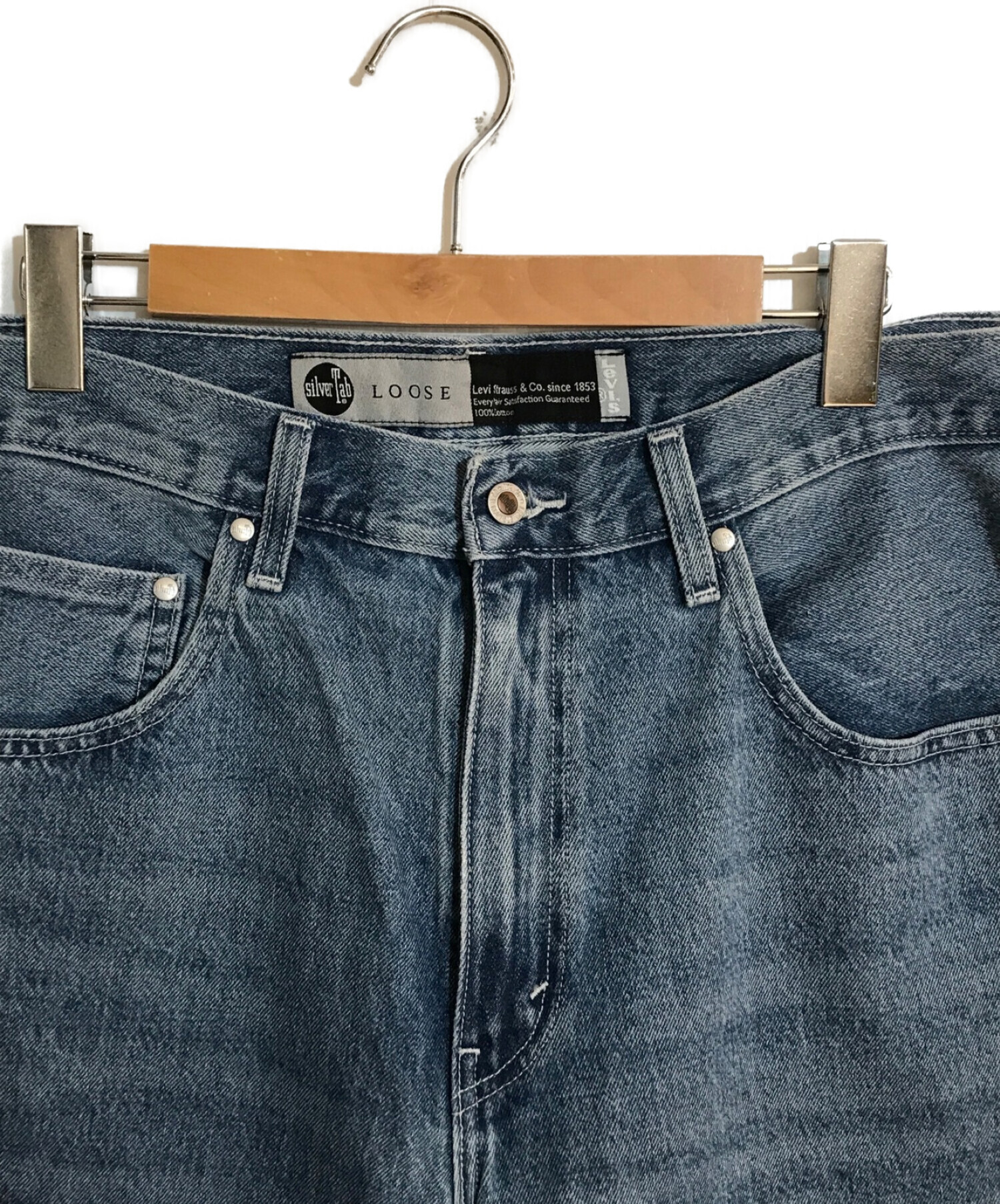 LEVI'S silver tab (リーバイス シルバータブ) ルーズフィットスリムジーンズ ブルー サイズ:Ｗ36Ｌ30