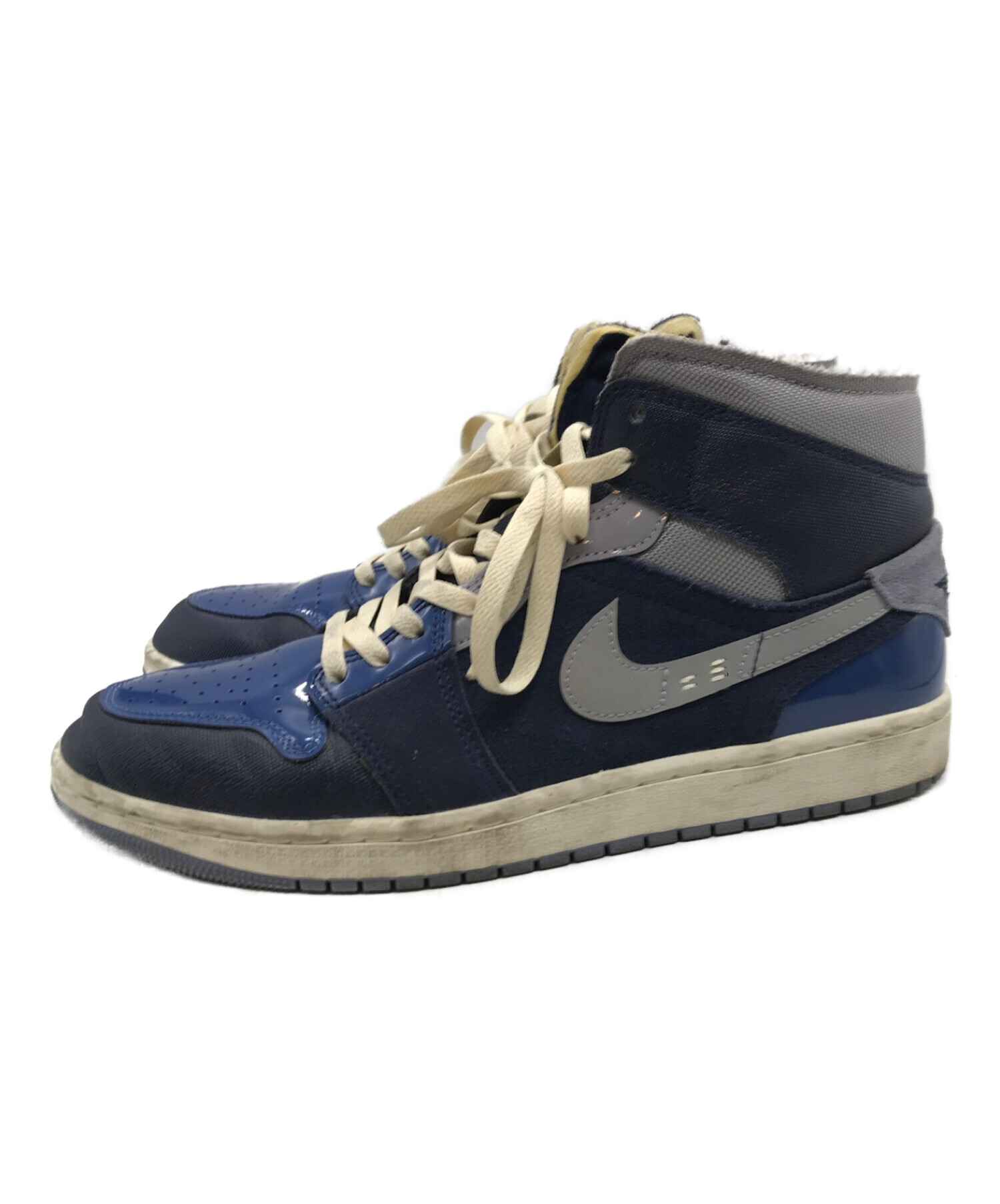 中古・古着通販】NIKE (ナイキ) AIR JORDAN 1 MID SE CRAFT ブルー