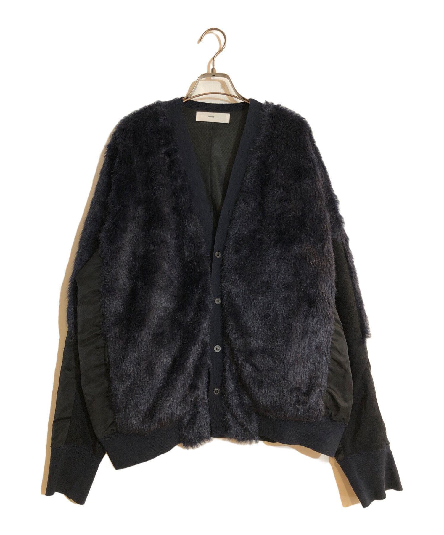 中古・古着通販】TOGA VIRILIS (トーガ ビリリース) Fake fur jersey blouson/フェイクファージャージーブルゾン  ネイビー サイズ:48｜ブランド・古着通販 トレファク公式【TREFAC FASHION】スマホサイト