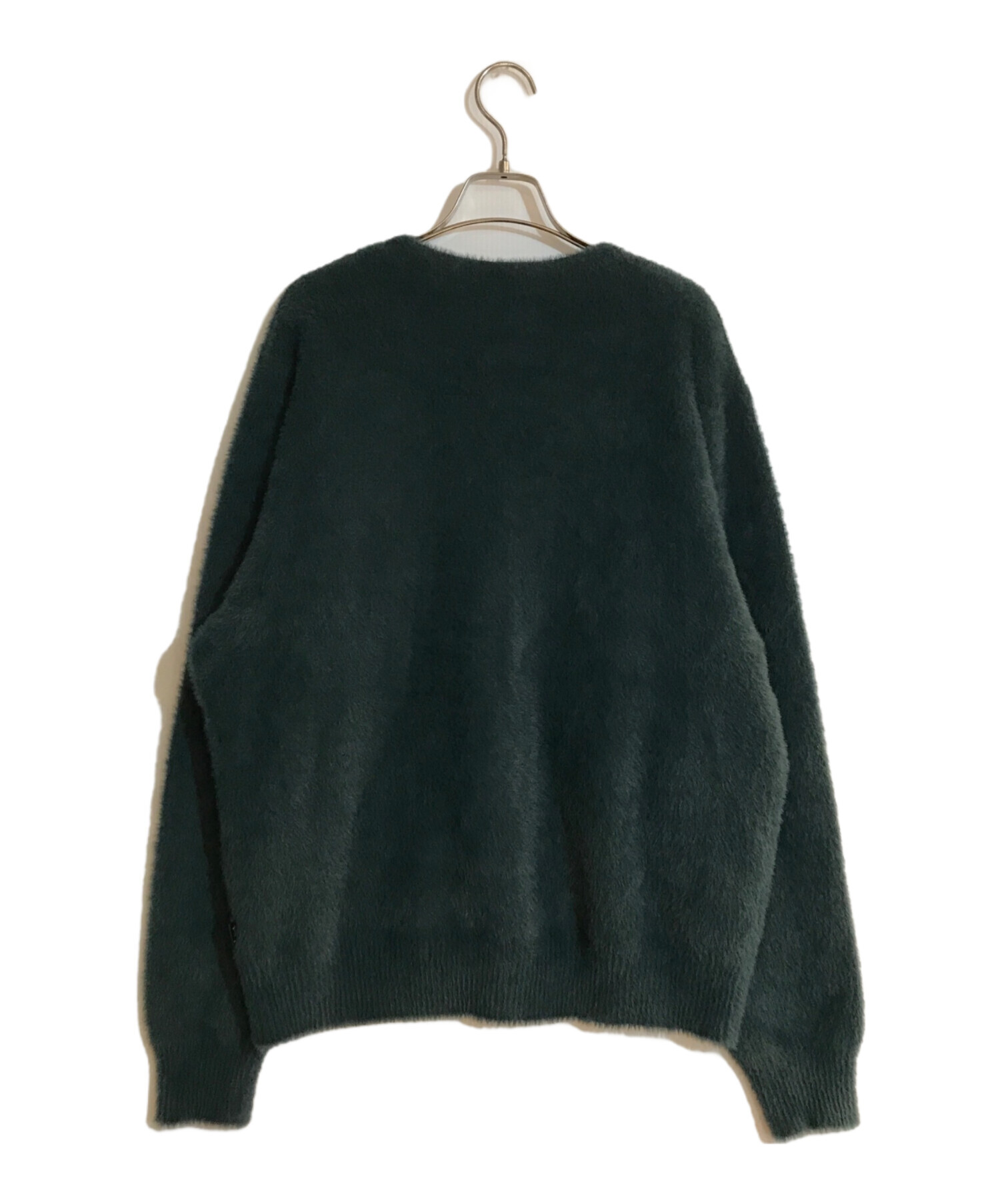 stussy (ステューシー) SHAGGY CARDIGAN/シャギーカーディガン グリーン サイズ:M