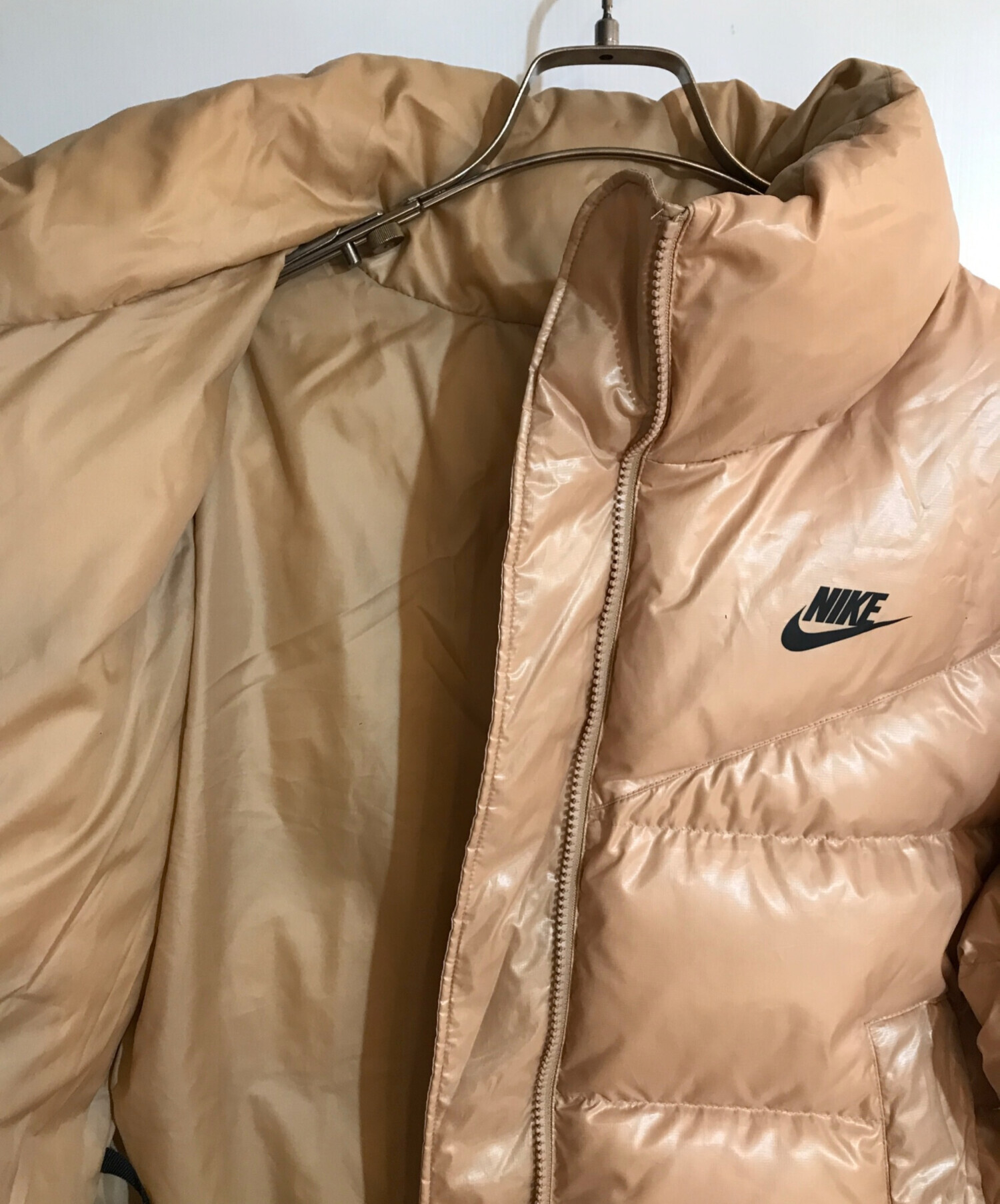 中古・古着通販】NIKE (ナイキ) 600-Fill Power Down Jacket/600－フィルパワーダウンジャケット ベージュ サイズ:M｜ブランド・古着通販  トレファク公式【TREFAC FASHION】スマホサイト