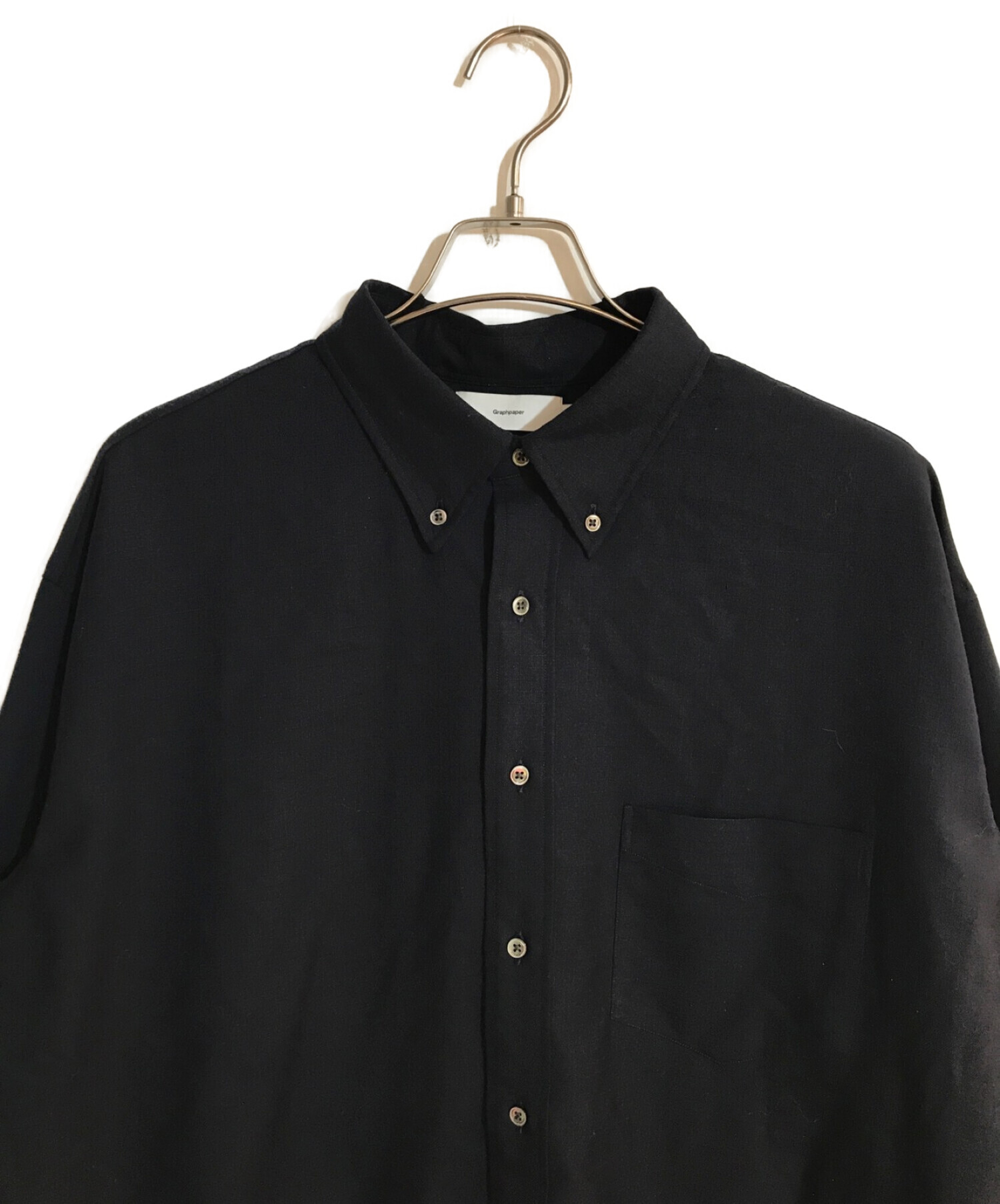 Graphpaper (グラフペーパー) CORDURA Ripstop Box Shirt ネイビー サイズ:SIZE 3