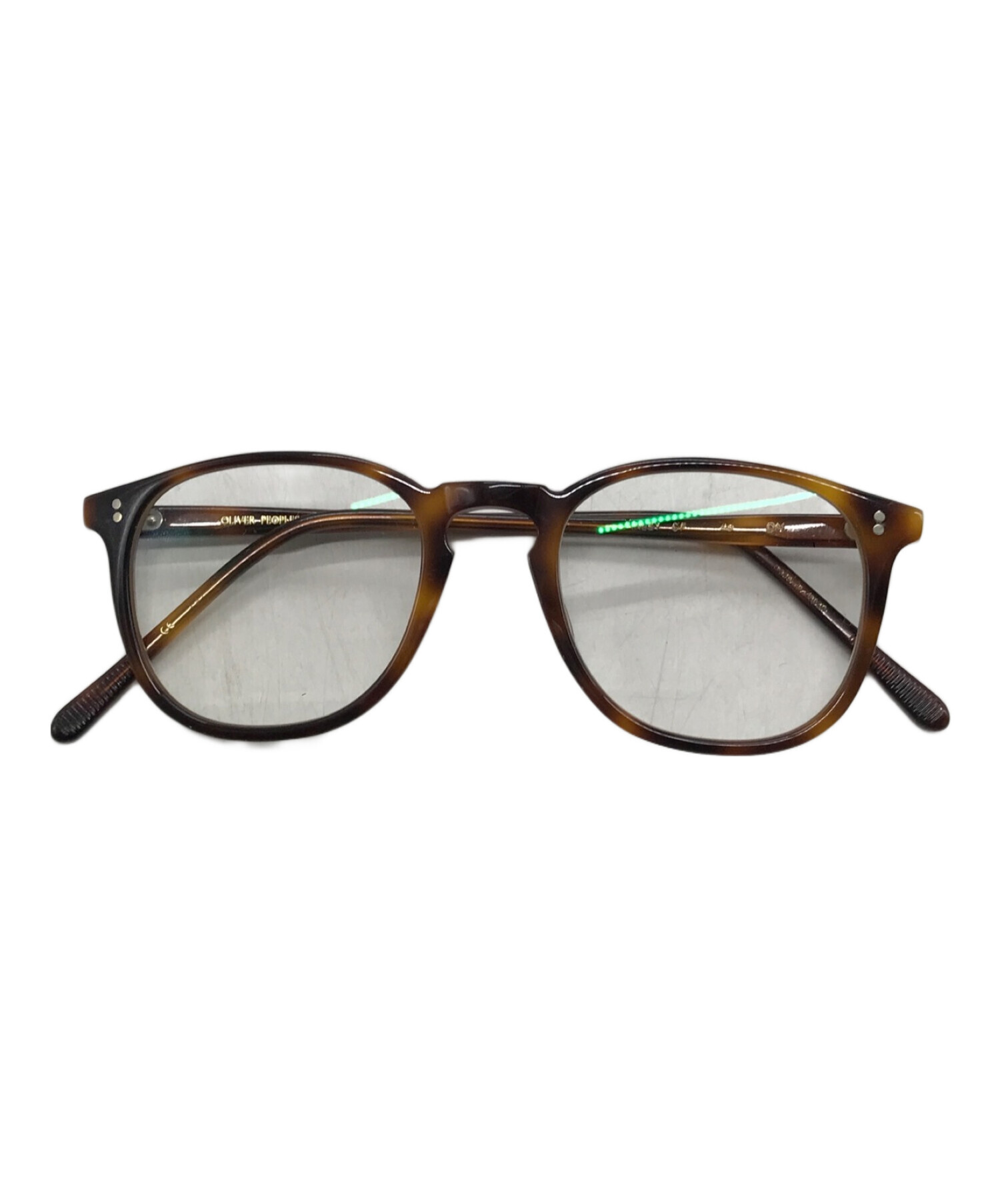 中古・古着通販】OLIVER PEOPLES (オリバーピープルズ) FIMLEY ブラウン サイズ:SIZE 49｜ブランド・古着通販  トレファク公式【TREFAC FASHION】スマホサイト