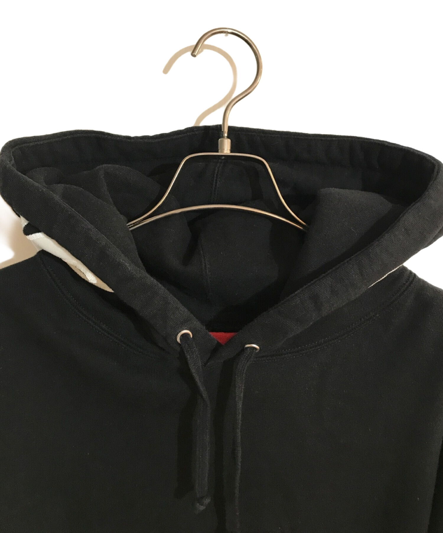 Supreme (シュプリーム) Contrast Hooded Sweatshirt/コントラストフーディースウェットシャツ ブラック  サイズ:SIZE XL