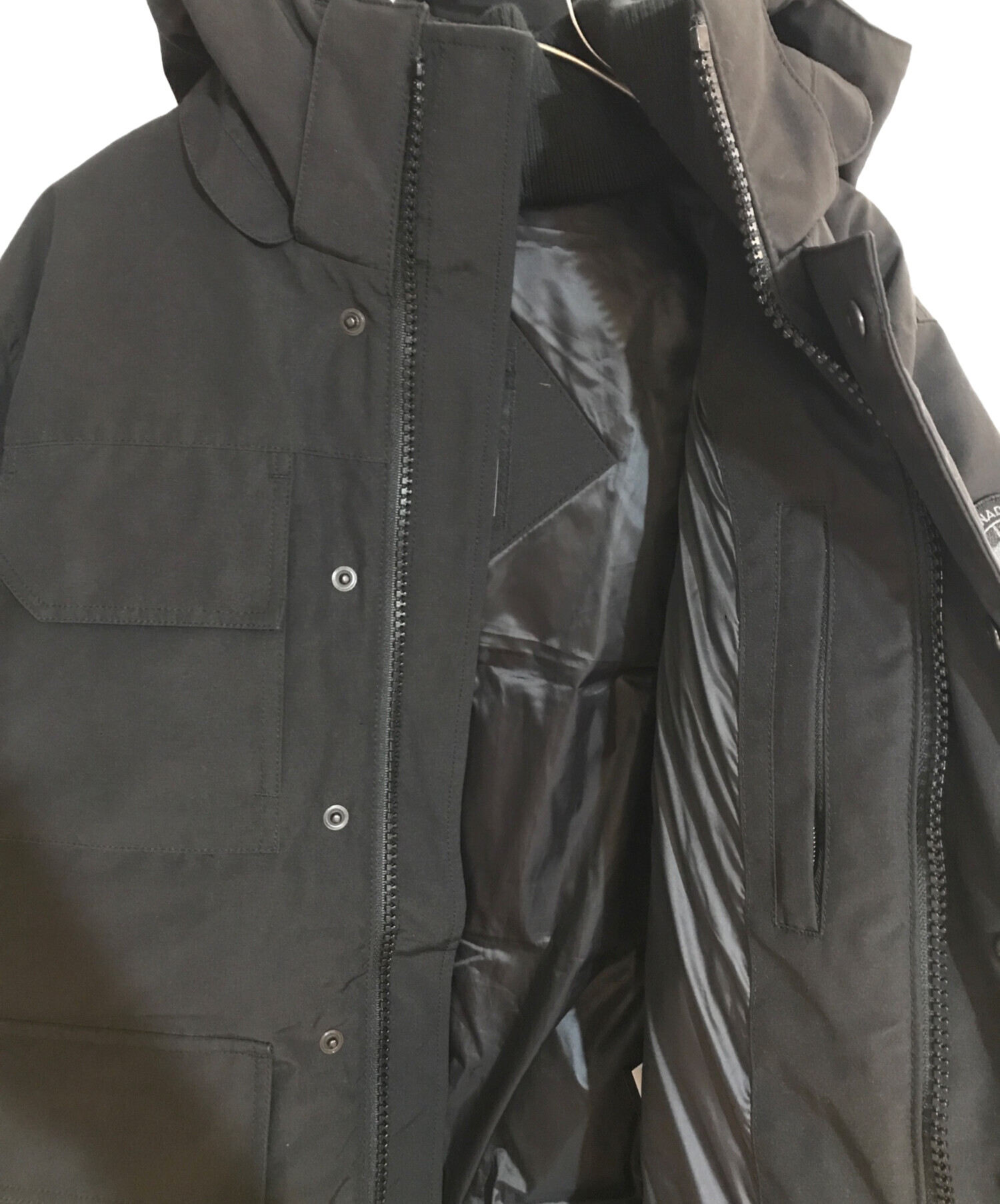 CANADA GOOSE BLACK LABEL (カナダグース ブラックレーベル) MAITLAND PARKA BLACK/メイトランド パーカー  ブラック サイズ:SIZE L