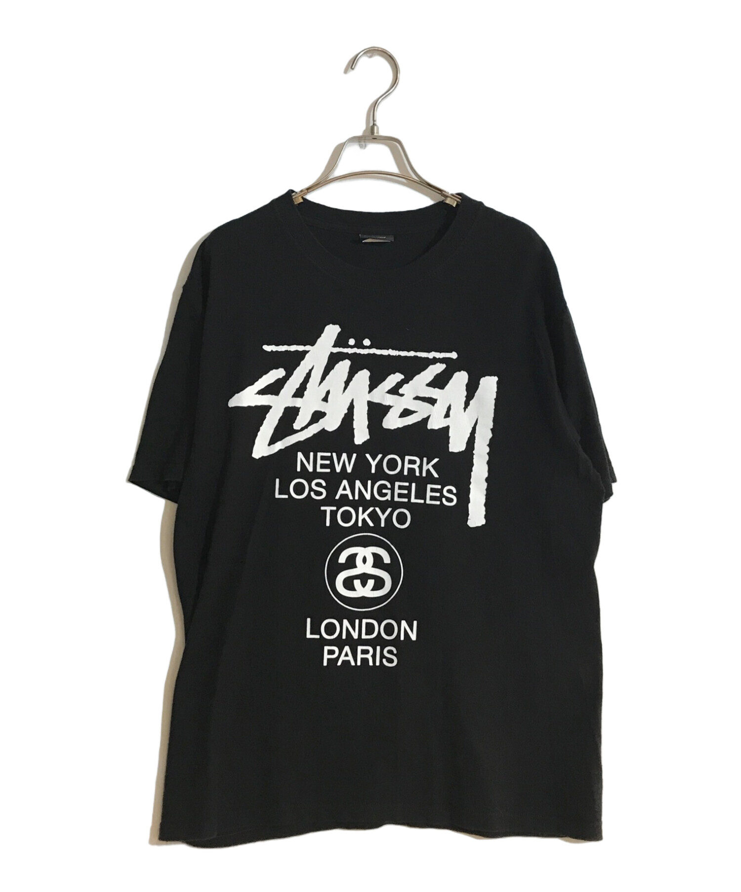 中古・古着通販】stussy (ステューシー) ワールドツアーTシャツ 