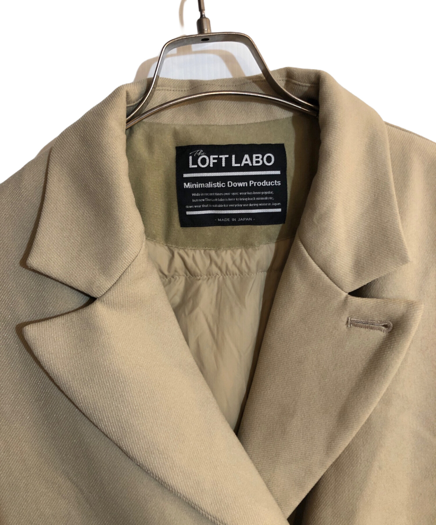 中古・古着通販】THE LOFT LABO (ザロフトラボ) ZANTER (ザンター) NOMY DOUBLE BREASTED MIDDLE  DOWN COAT/ノミーダブルプレステッドミドルダウンコート ベージュ サイズ:1｜ブランド・古着通販 トレファク公式【TREFAC  FASHION】スマホサイト