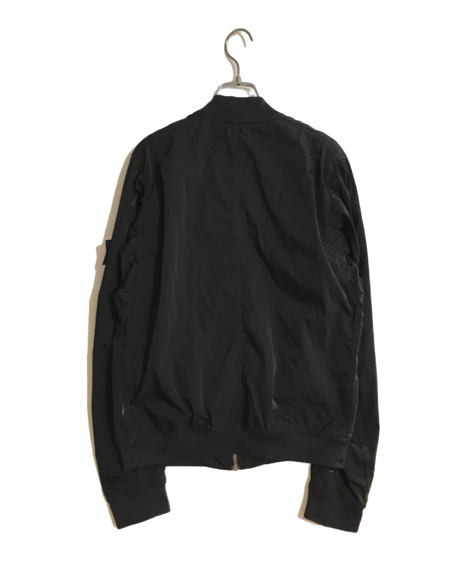 STONE ISLAND (ストーンアイランド) ボンバージャケット ブラック サイズ:M