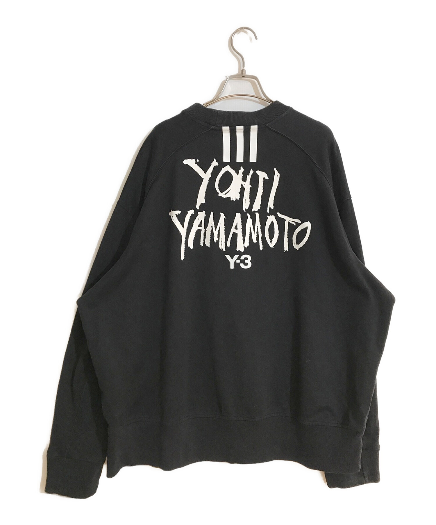 Y-3 (ワイスリー) Signature Graphic Sweatshirt/シグネチャーグラフィックスウェットシャツ ブラック サイズ:L