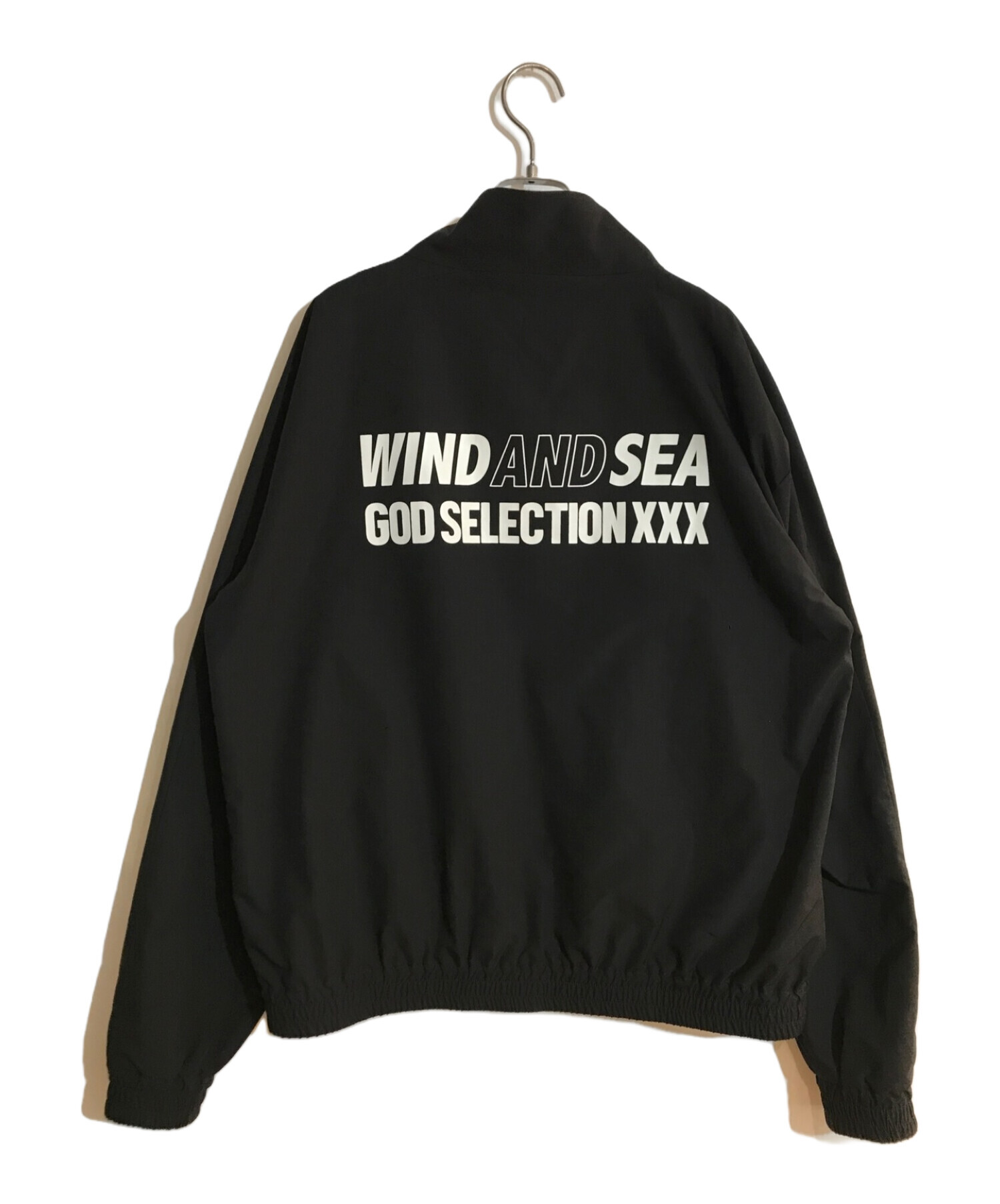 WIND AND SEA (ウィンダンシー) GOD SELECTION XXX (ゴッドセレクショントリプルエックス) コラボトラックジャケット  ブラック サイズ:L