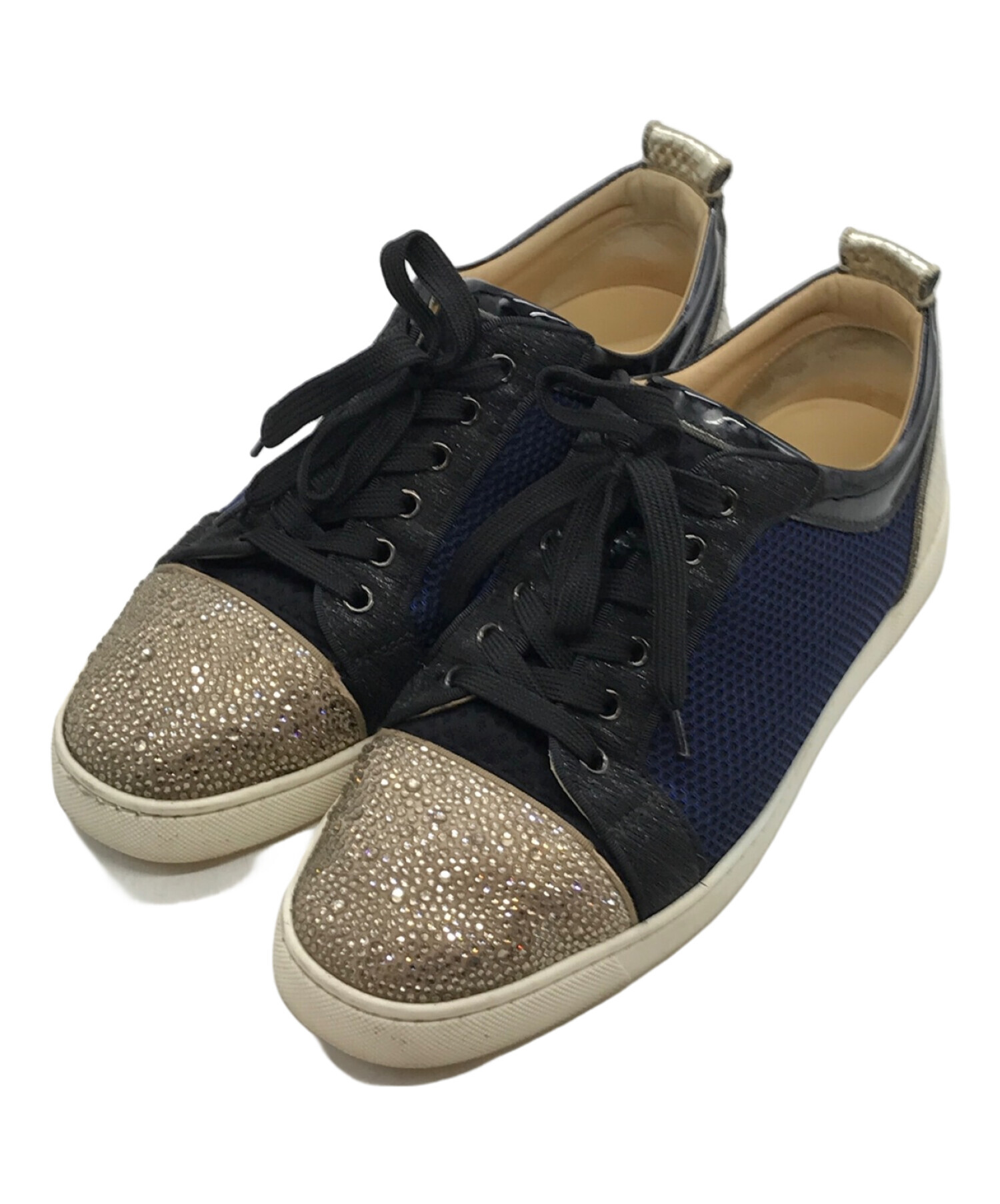 印象のデザイン 【中古】Christian Louboutin ルブタン ラインストーン 靴 - statcaremc.com