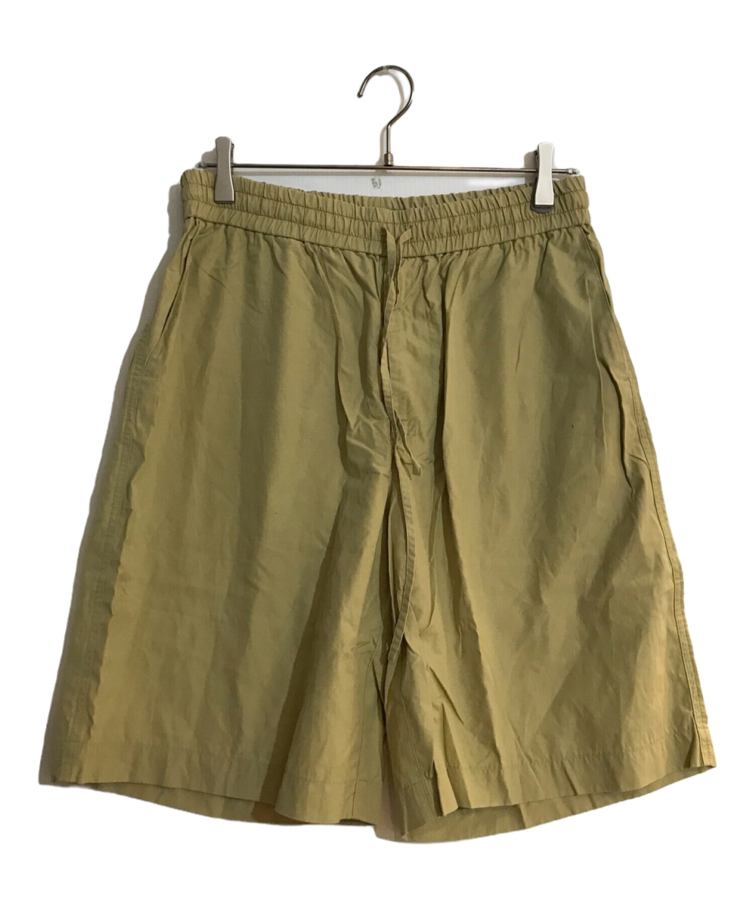 中古・古着通販】AURALEE (オーラリー) WASHED FINX TWILL SHORTS/ウォッシュドフィンクロスツウィルショーツ イエロー  サイズ:4｜ブランド・古着通販 トレファク公式【TREFAC FASHION】スマホサイト