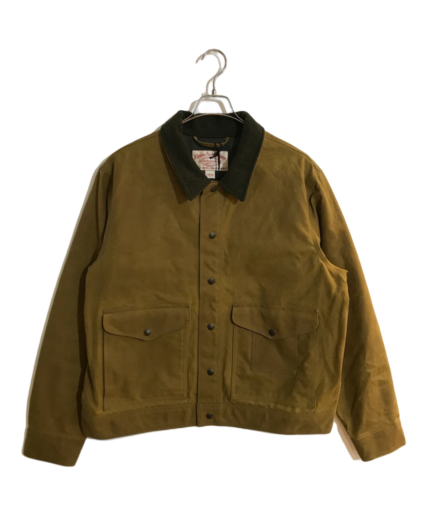 中古・古着通販】FILSON (フィルソン) TIN CLOTH WORK JACKET/ティンクロスジャケット ブラウン  サイズ:L｜ブランド・古着通販 トレファク公式【TREFAC FASHION】スマホサイト