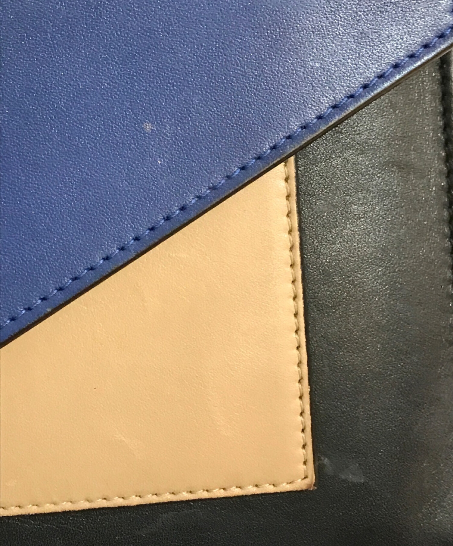 中古・古着通販】CELINE (セリーヌ) ラージフラップ チェーンウォレットショルダーバッグ ブルー｜ブランド・古着通販  トレファク公式【TREFAC FASHION】スマホサイト