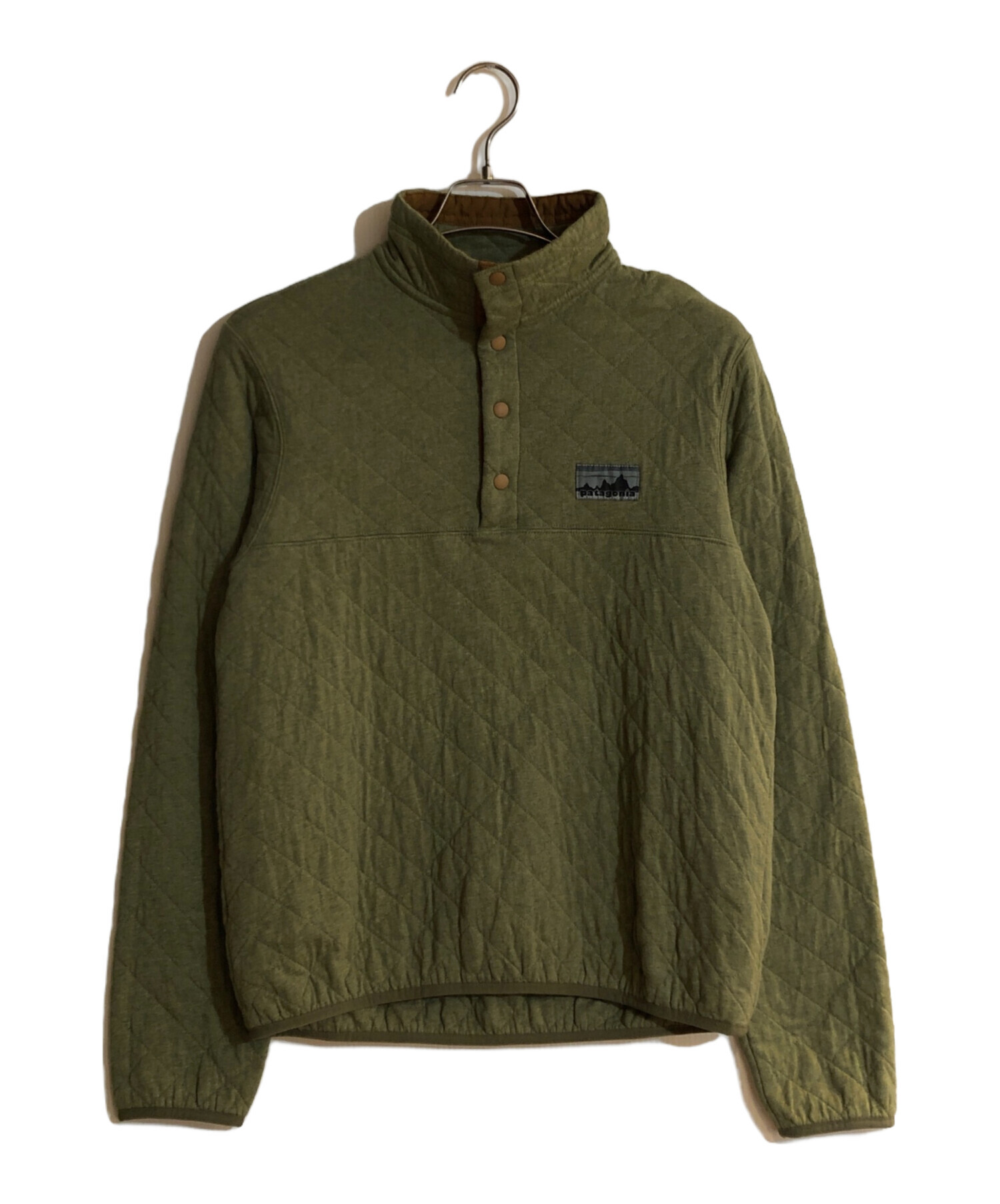 中古・古着通販】Patagonia (パタゴニア) Men's Diamond Quilt Snap-T Pullover/メンズダイアモンドキルトスナッププルオーバー  グリーン サイズ:XS｜ブランド・古着通販 トレファク公式【TREFAC FASHION】スマホサイト