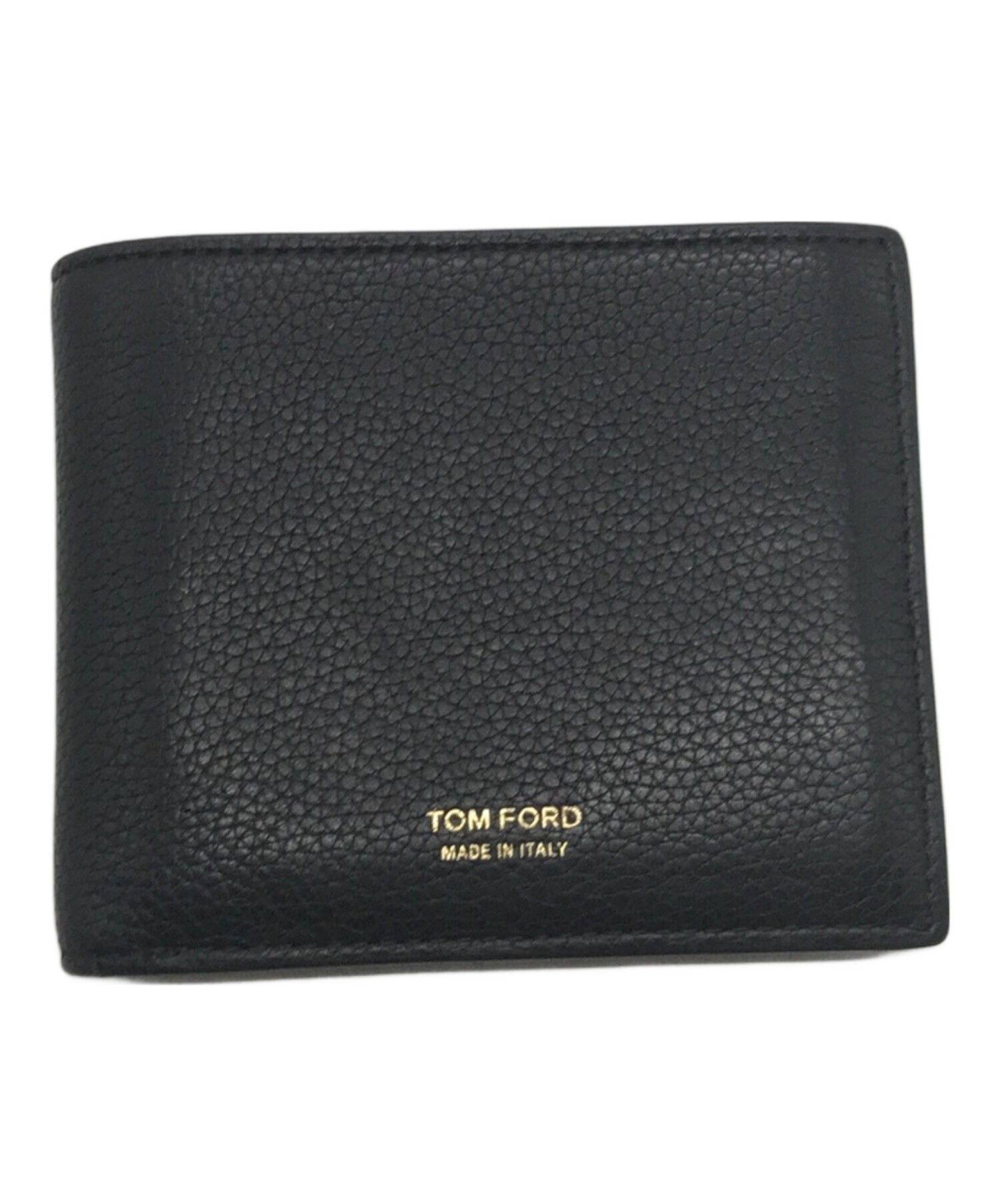 中古・古着通販】TOM FORD (トムフォード) 2つ折り財布 ブラック ...