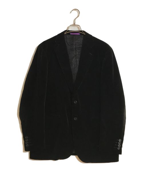 【中古・古着通販】Paul Smith COLLECTION (ポールスミス コレクション) フラワープリントライニング ベロアジャケット ブラック  サイズ:LX｜ブランド・古着通販 トレファク公式【TREFAC FASHION】スマホサイト