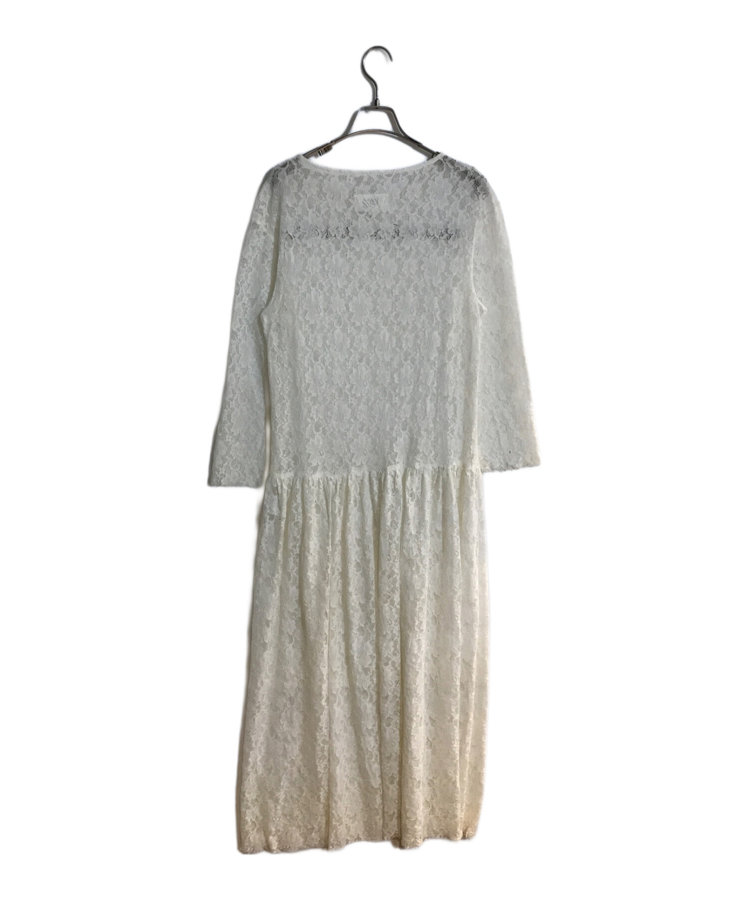 中古・古着通販】MM6 Maison Margiela (エムエムシックス メゾンマルジェラ) 20SS LACE MAXI DRESS ホワイト  サイズ:36｜ブランド・古着通販 トレファク公式【TREFAC FASHION】スマホサイト