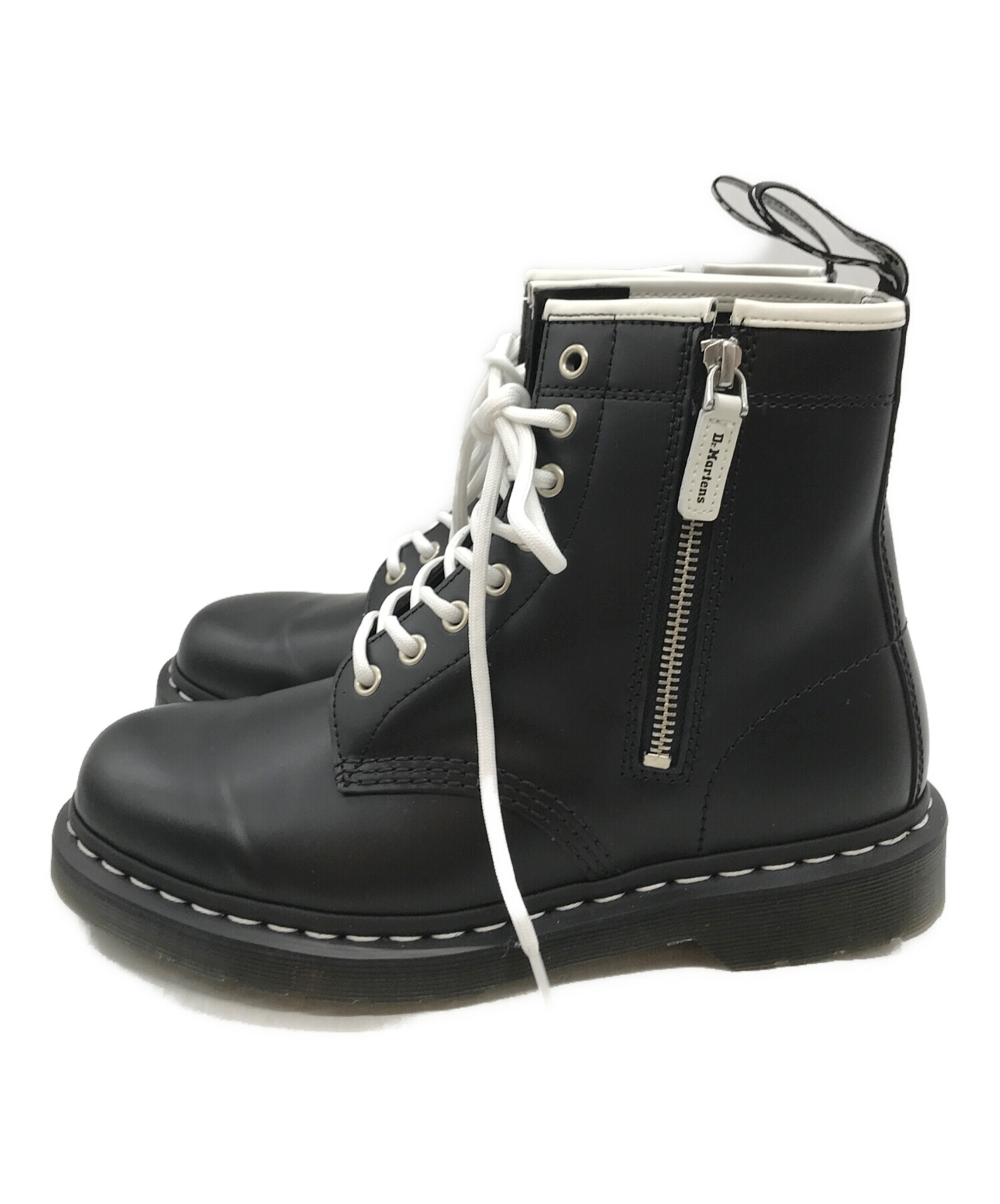 Dr.Martens (ドクターマーチン) 1460 ZIPPED HDW 8 ホール ブーツ ブラック サイズ:UK7