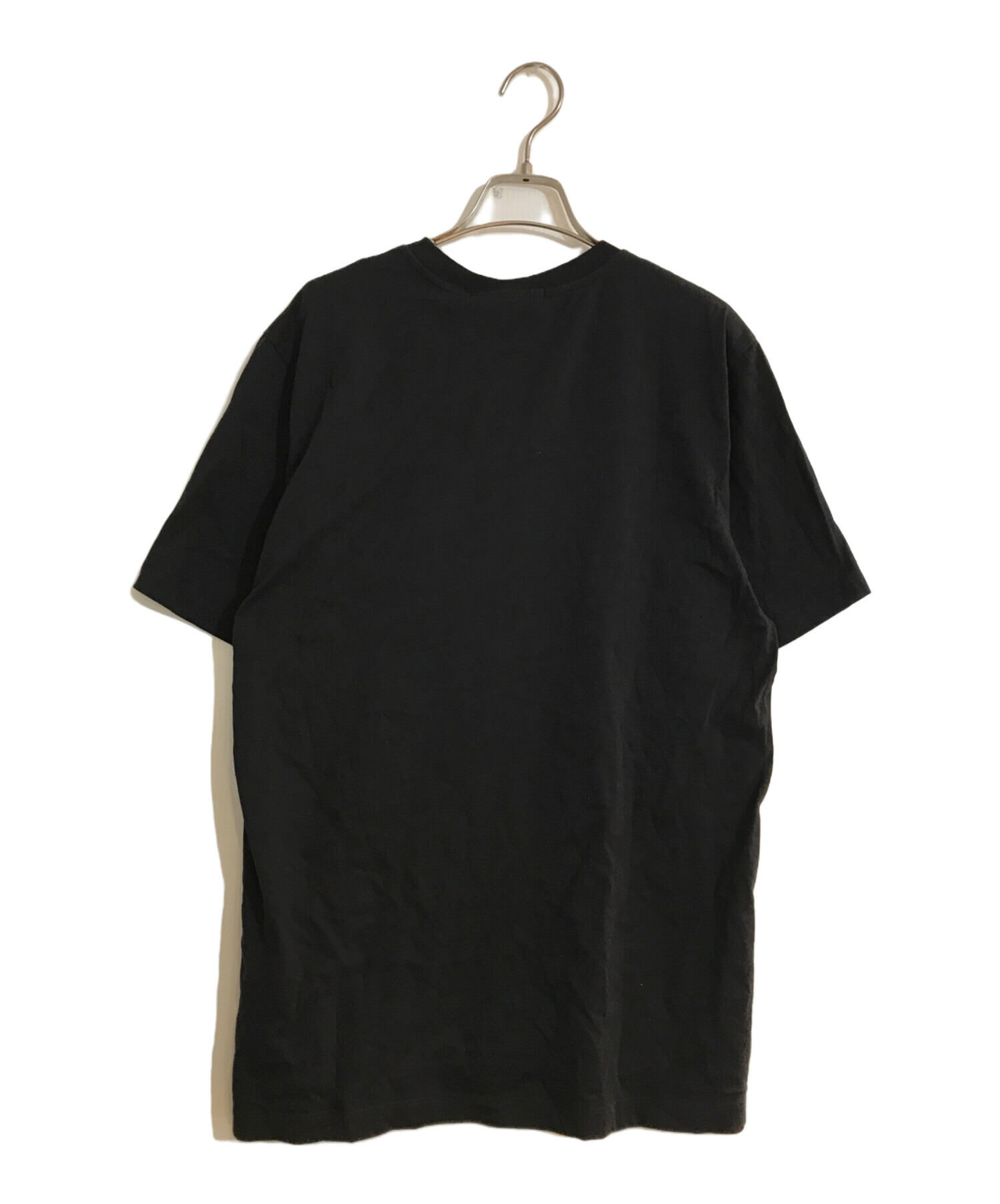 中古・古着通販】MSGM (エムエスジーエム) LOGO-PRINT COTTON T-shirt/ロゴプリント コットンTシャツ ブラック  サイズ:S 未使用品｜ブランド・古着通販 トレファク公式【TREFAC FASHION】スマホサイト