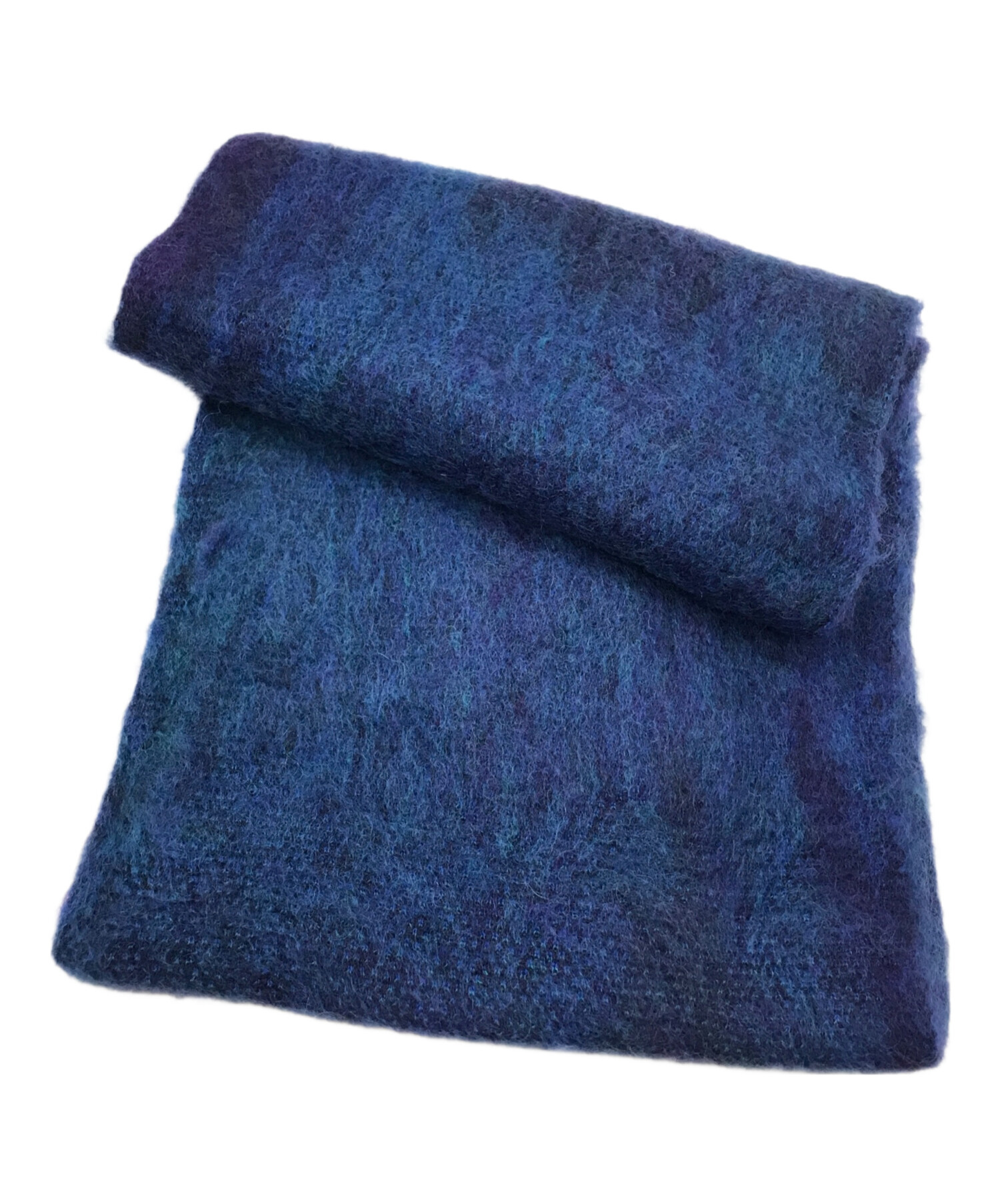 stein (シュタイン) GRADATION MOHAIR MUFFLER/グラデーションモヘアマフラー BLUE/BLACK 未使用品