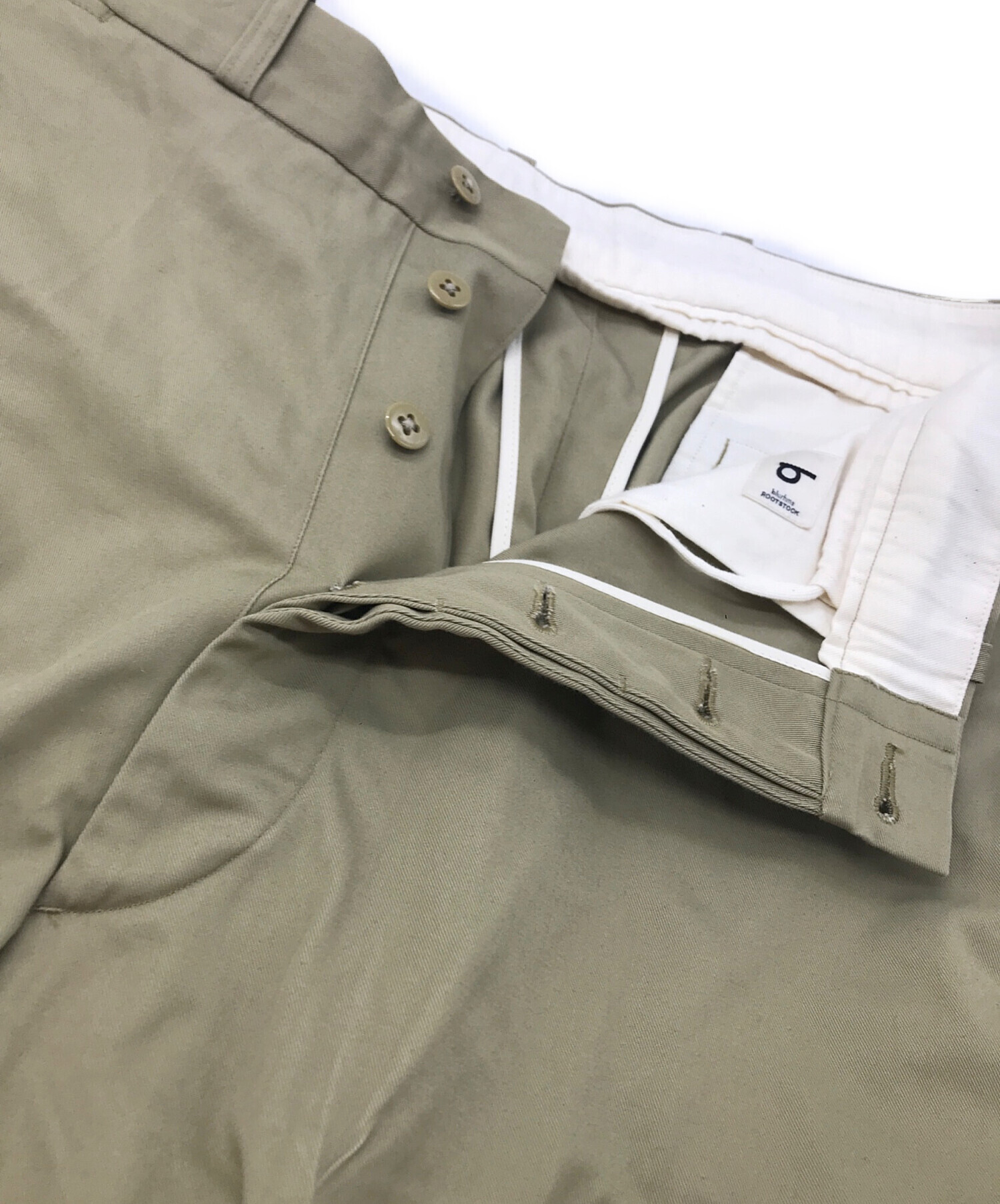 中古・古着通販】blurhms ROOTSTOCK (ブラームスルーツストック) 2046D Chino Pants/チノパンツ ベージュ  サイズ:3｜ブランド・古着通販 トレファク公式【TREFAC FASHION】スマホサイト