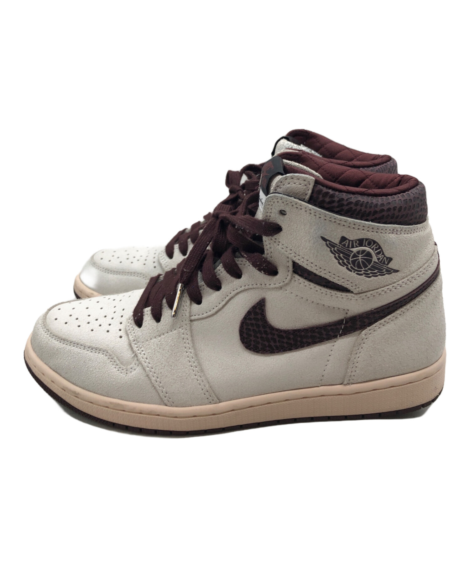 NIKE (ナイキ) A Ma Maniere (ア・マ・マニエール) Air Jordan 1 Retro High OG Sail and  Burgundy サイズ:29㎝