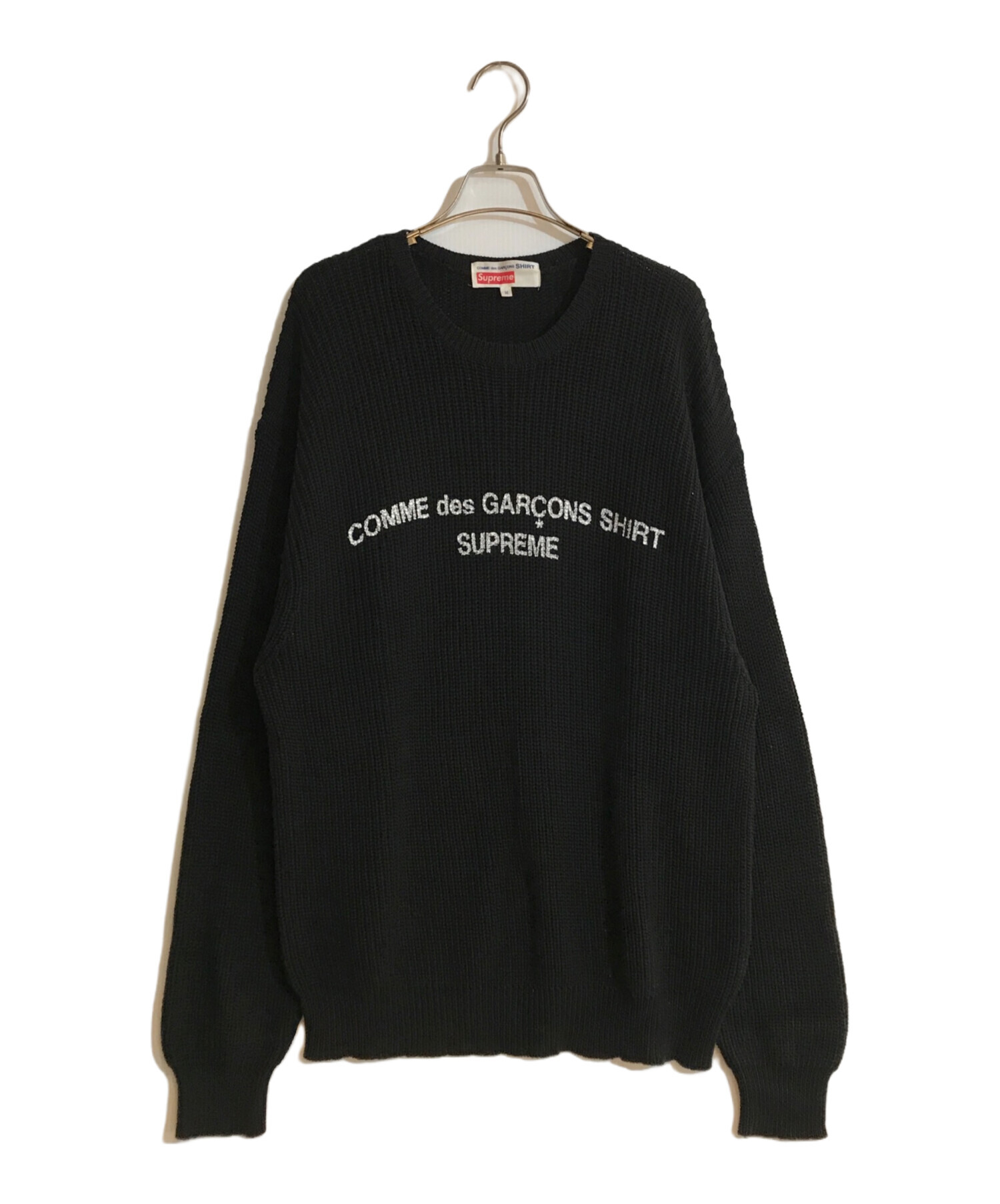 Supreme (シュプリーム) COMME des GARCONS (コムデギャルソン) SWEATER/セーター ブラック サイズ:M