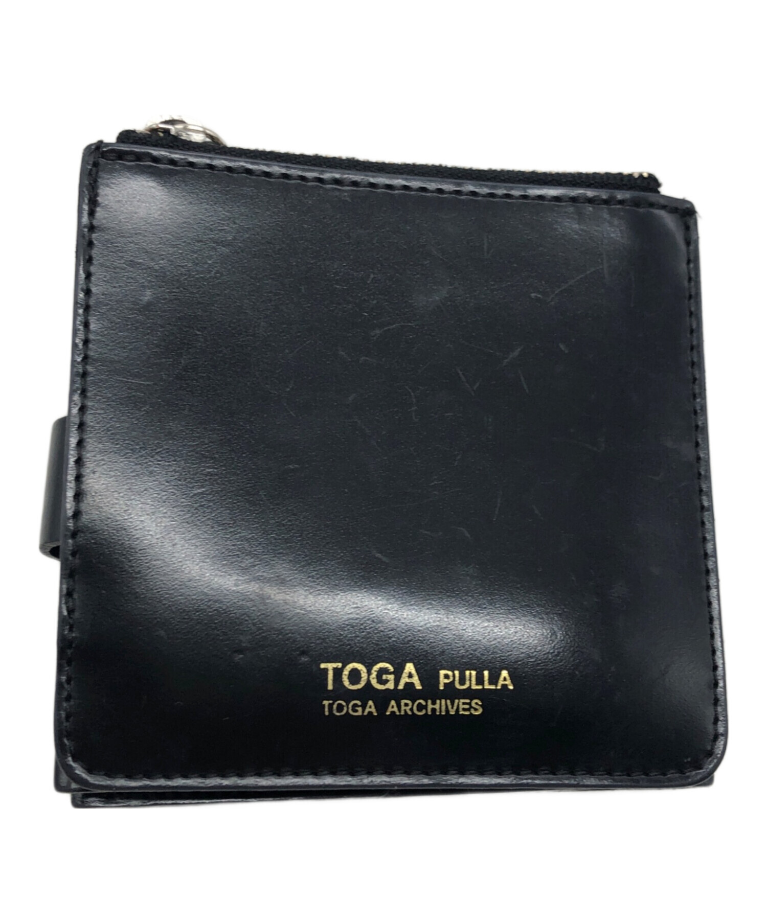 中古・古着通販】TOGA PULLA (トーガ プルラ) レザーショルダーウォレット ブラック｜ブランド・古着通販 トレファク公式【TREFAC  FASHION】スマホサイト