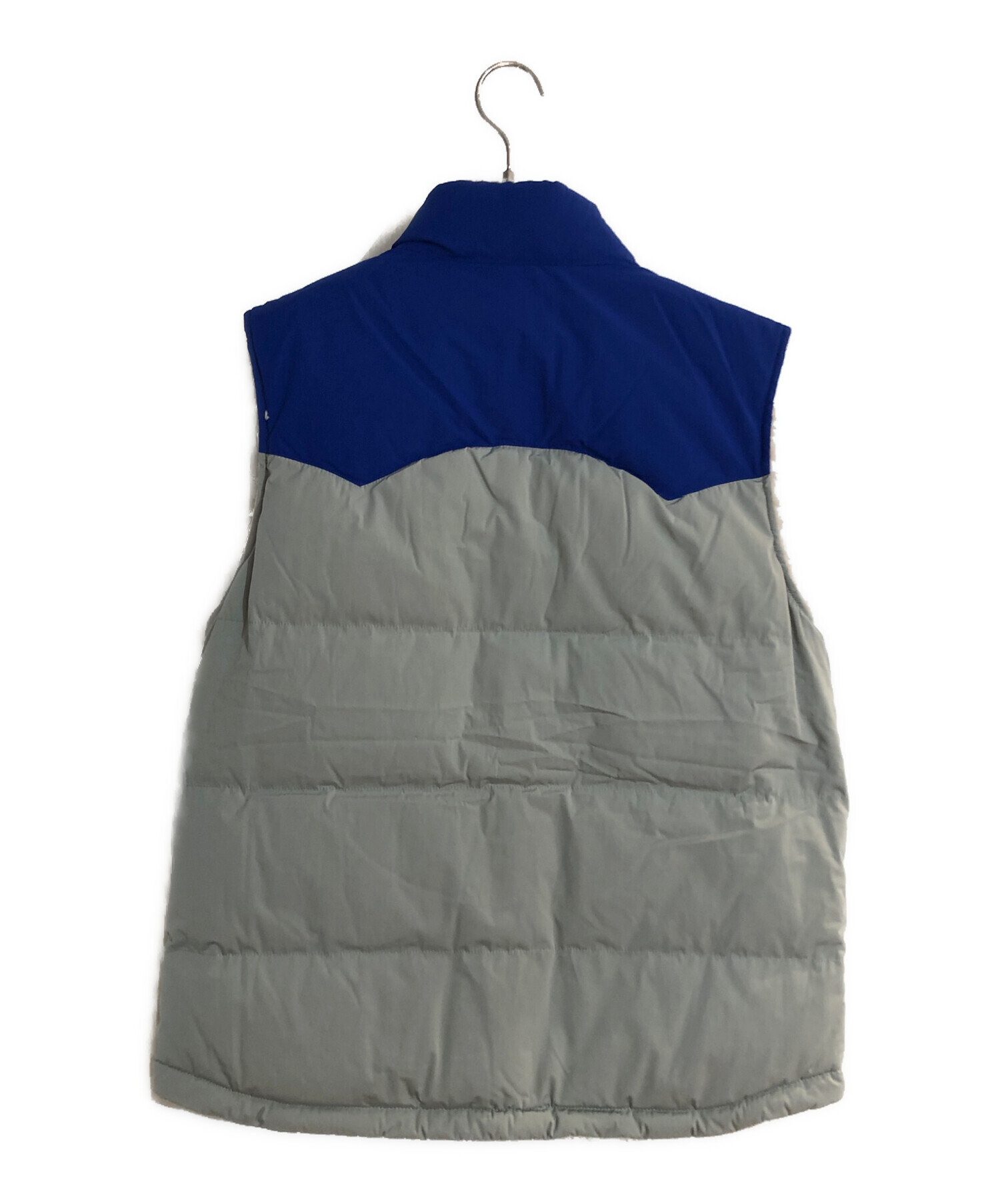 Patagonia (パタゴニア) Reversible Bivy Down Vest/リバーシブルビビーダウンベスト ベージュ×ブルー サイズ:M  未使用品