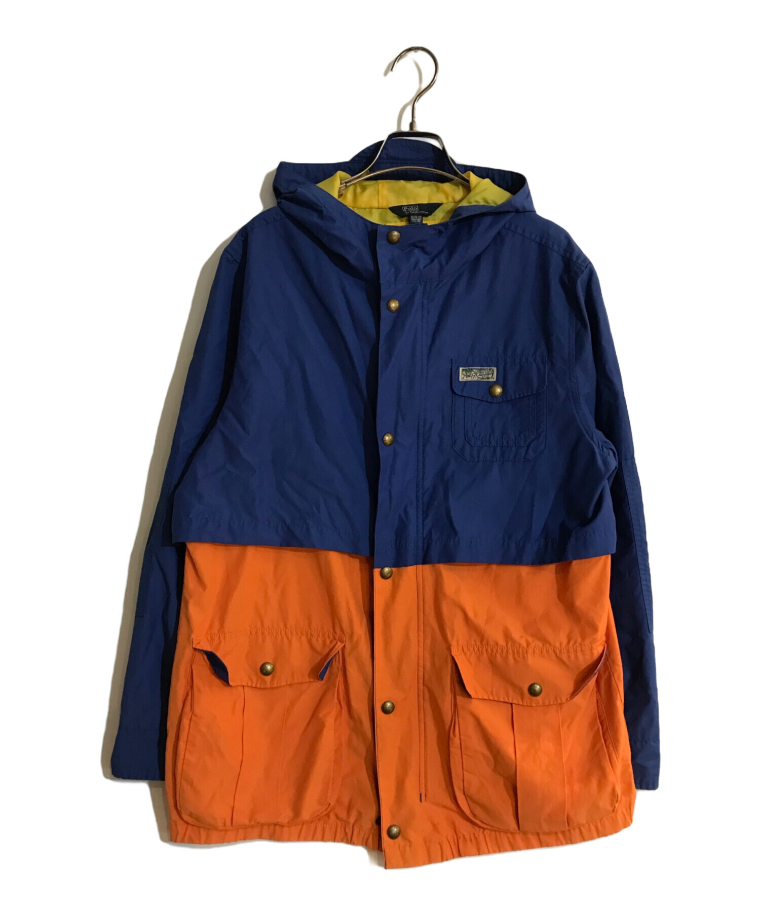 中古・古着通販】POLO RALPH LAUREN (ポロ・ラルフローレン) マウンテンパーカー ブルー×オレンジ サイズ:XL｜ブランド・古着通販  トレファク公式【TREFAC FASHION】スマホサイト