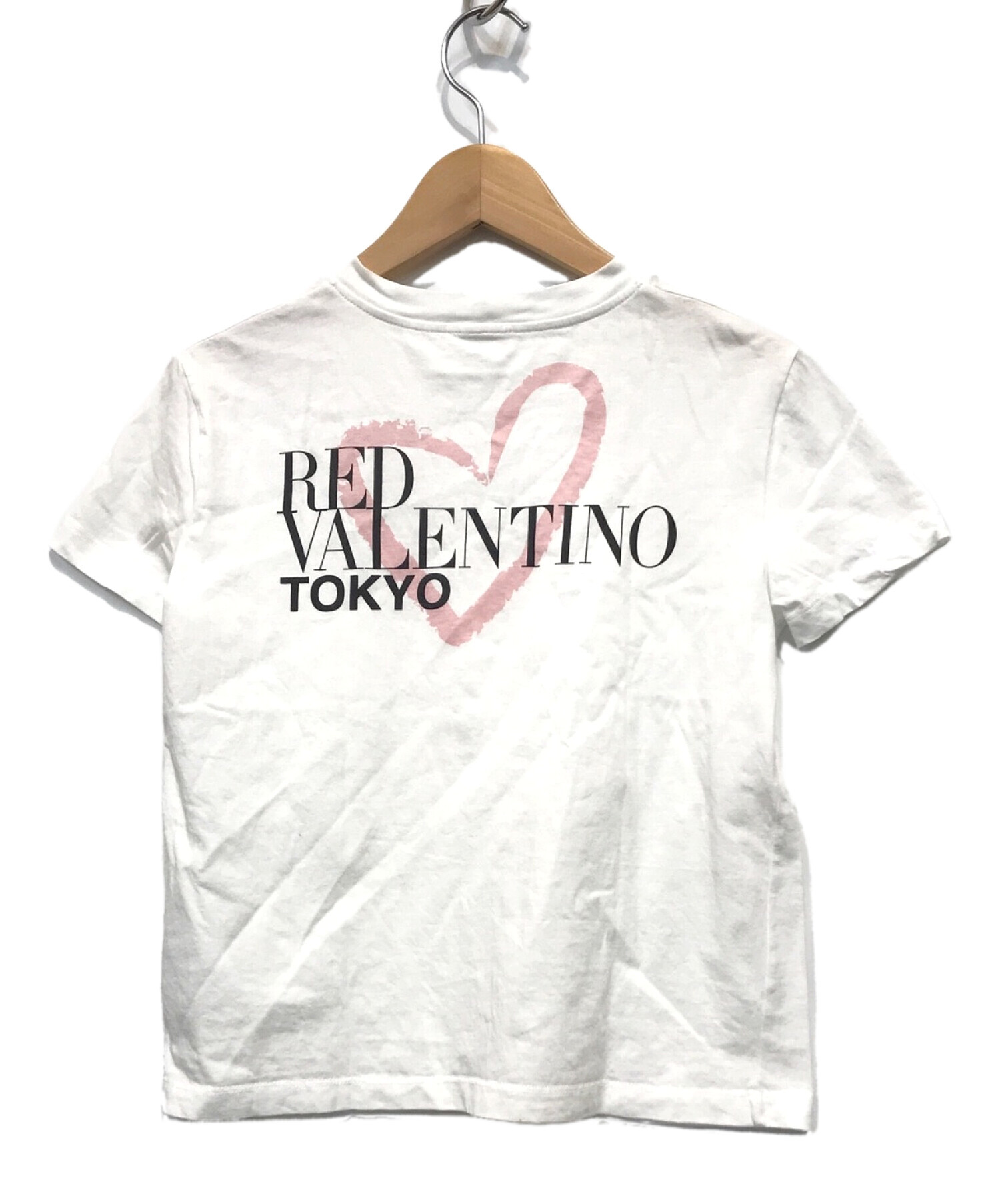 RED VALENTINO チュールリボンTシャツ ブルー バレンティノ-