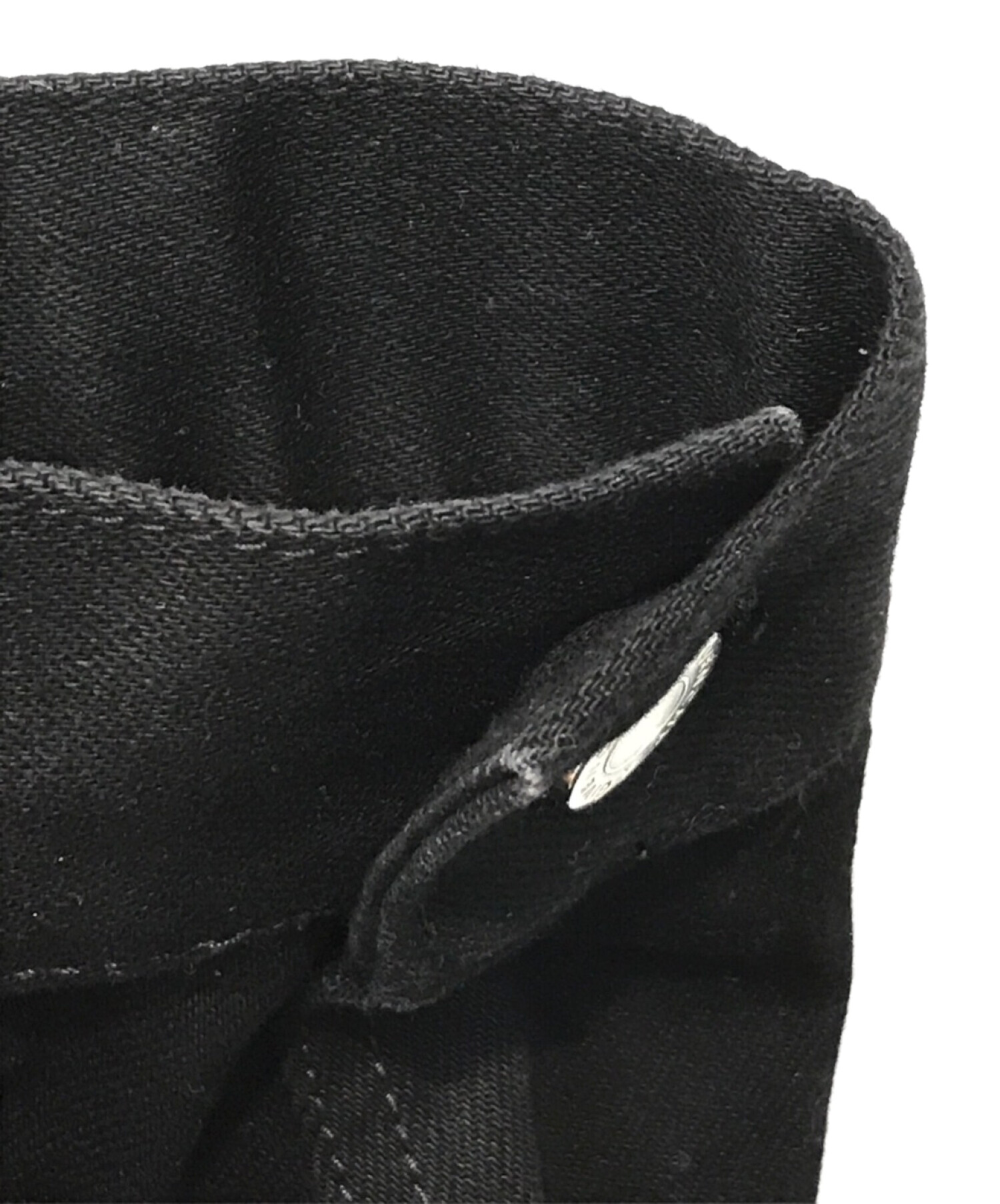 GIVENCHY (ジバンシィ) ロゴデストロイデニムジャケット ブラック サイズ:Ｓ