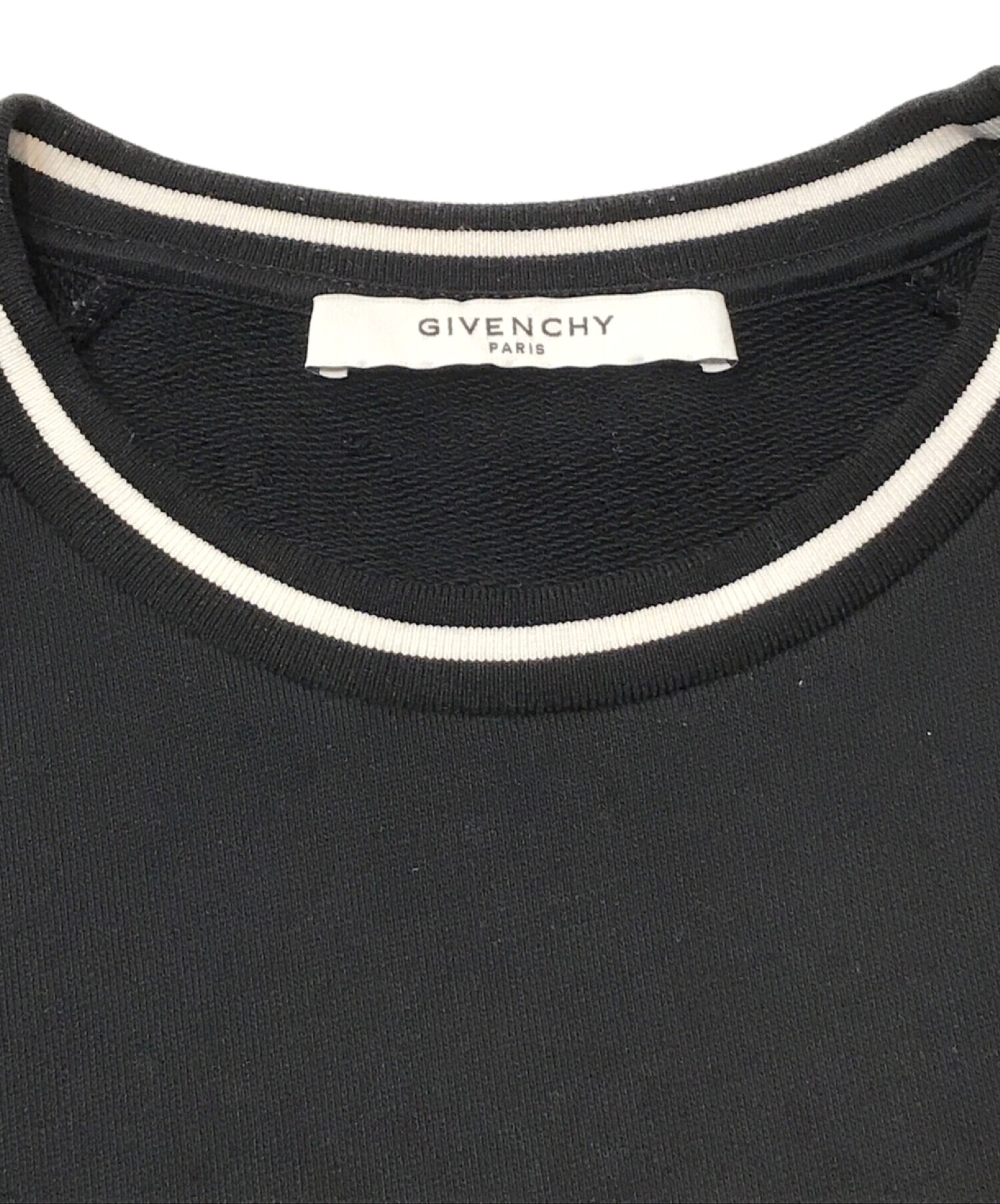 GIVENCHY (ジバンシィ) ロゴスウェット ブラック サイズ:XS