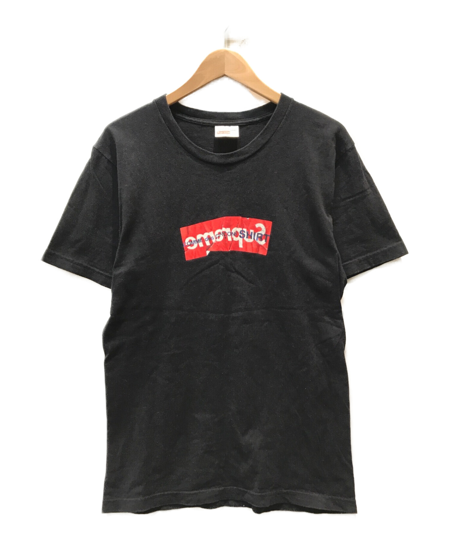 Supreme×CDG (シュプリーム×コムデギャルソン) Tシャツ ブラック サイズ:M