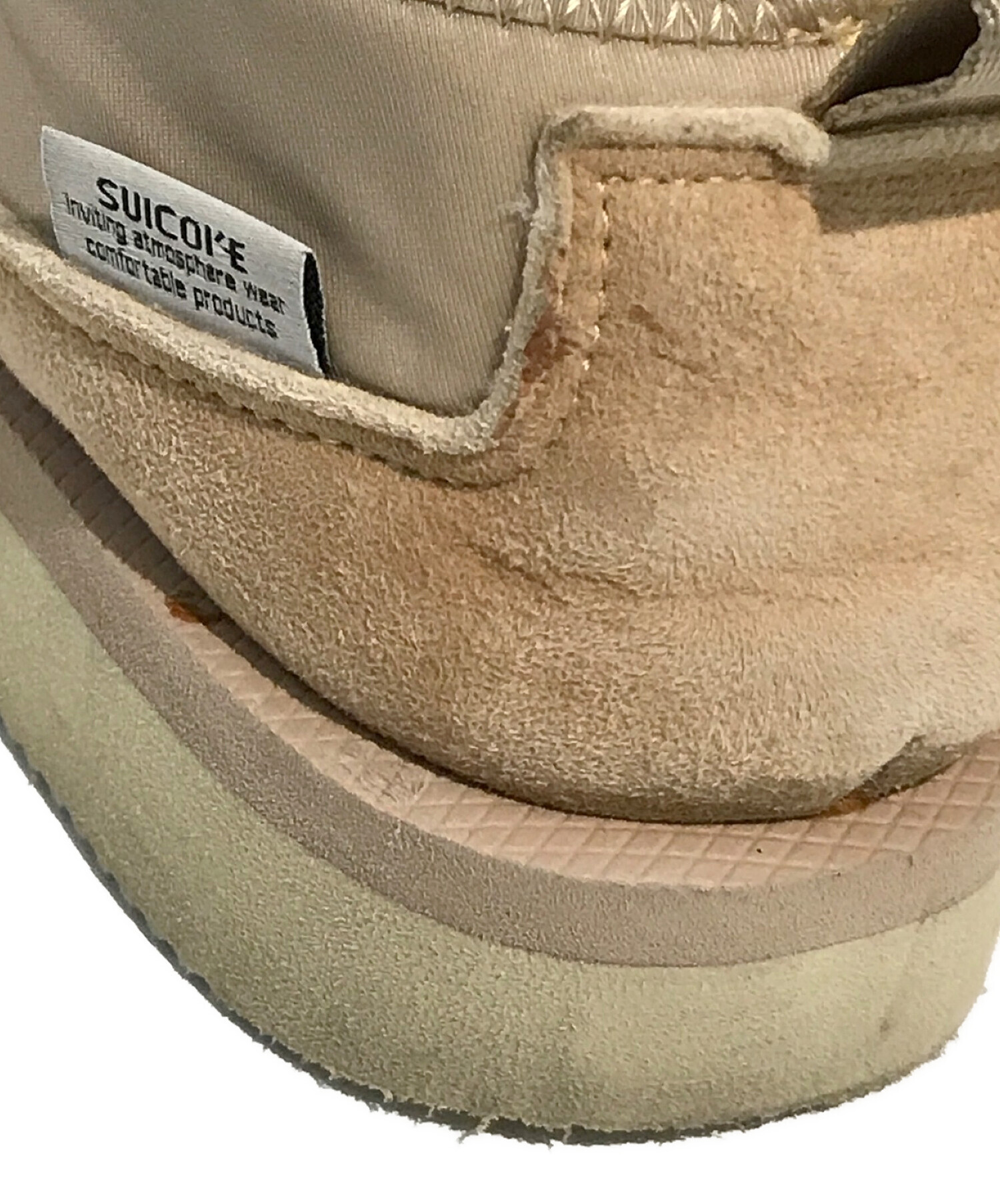 suicoke (スイコック) ムートンスリッポン ベージュ サイズ:24