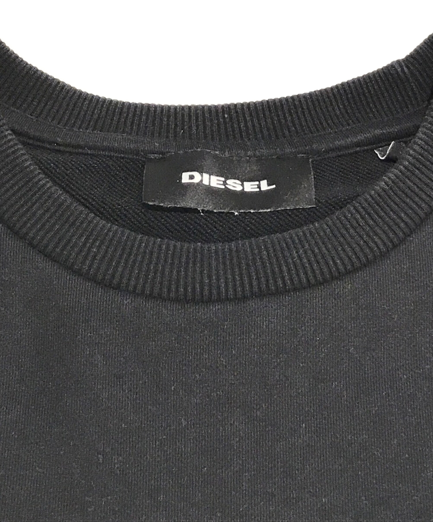 中古・古着通販】DIESEL (ディーゼル) スウェット ブラック サイズ:XS