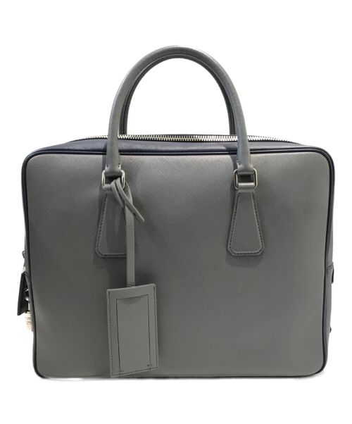 【中古・古着通販】PRADA (プラダ) サフィアーノブリーフケース