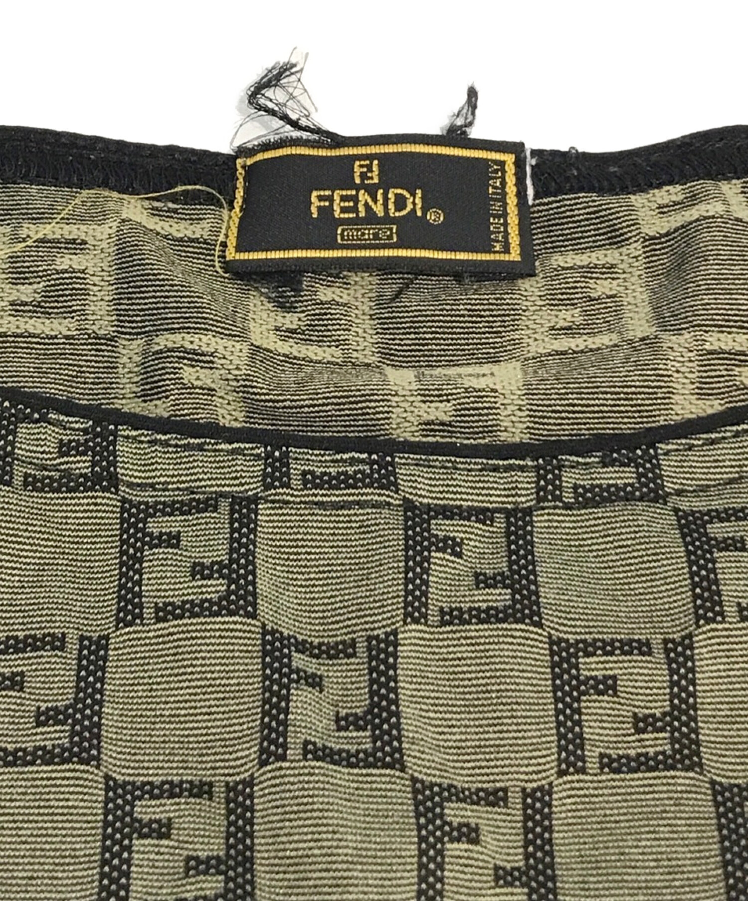 FENDI (フェンディ) タンクトップ ブラウン サイズ:不明